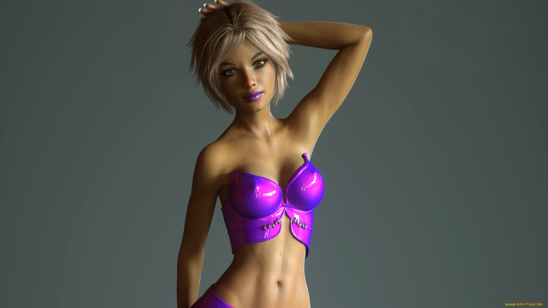 3д, графика, люди, , people, девушка, взгляд, фон