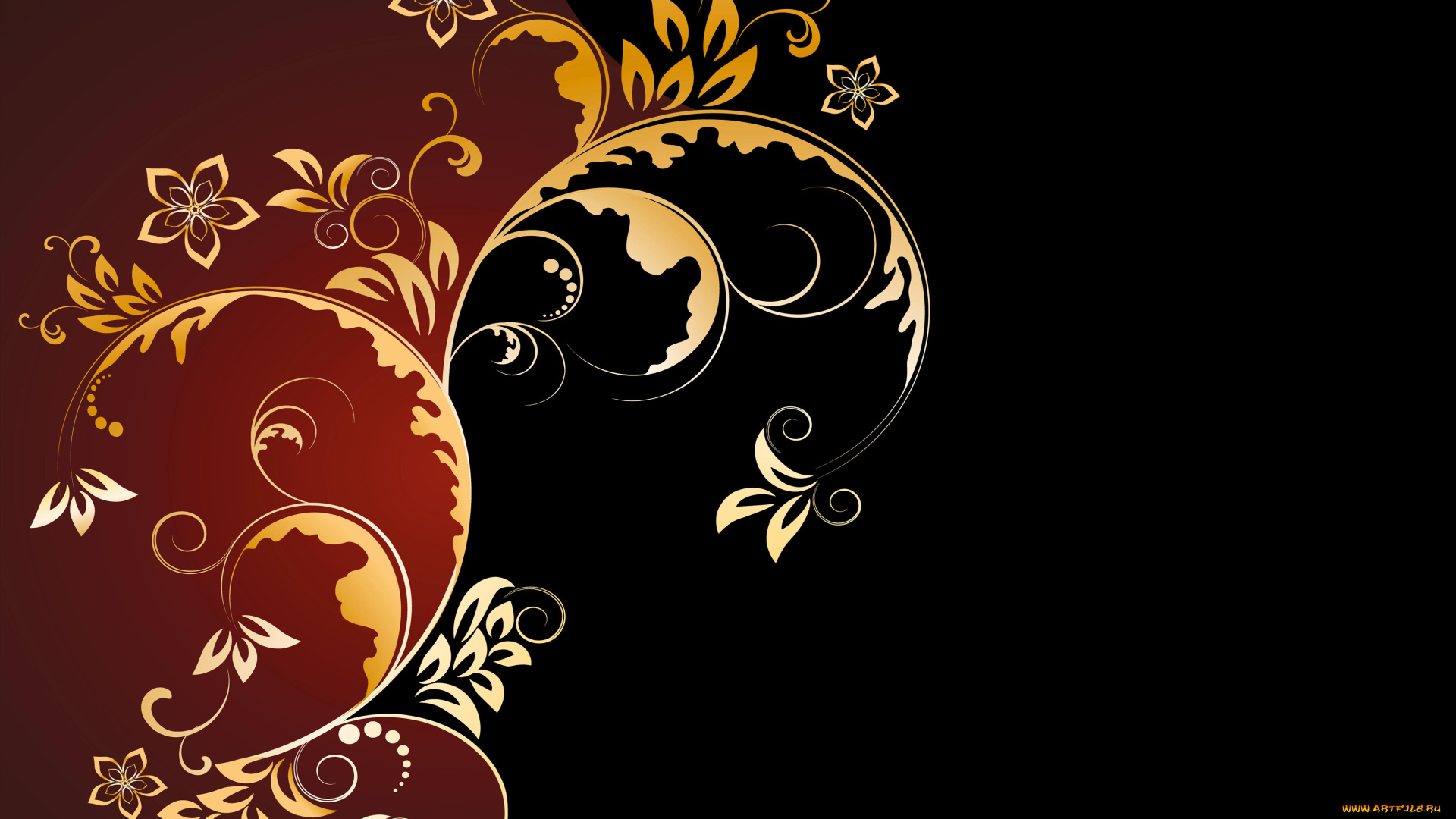 векторная, графика, цветы, , flowers, узор, фон, цвета