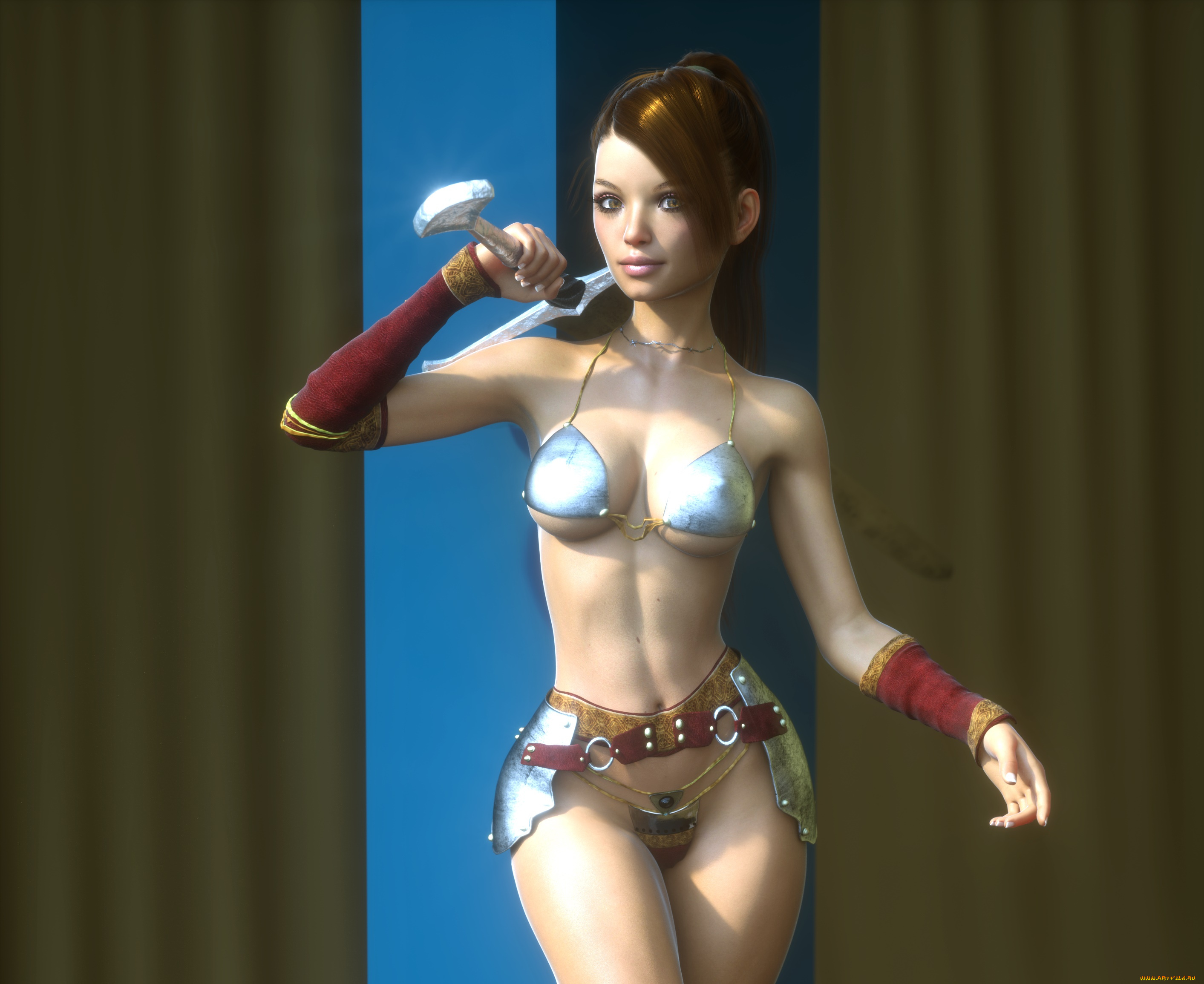 3д, графика, люди, , people, девушка, взгляд, фон