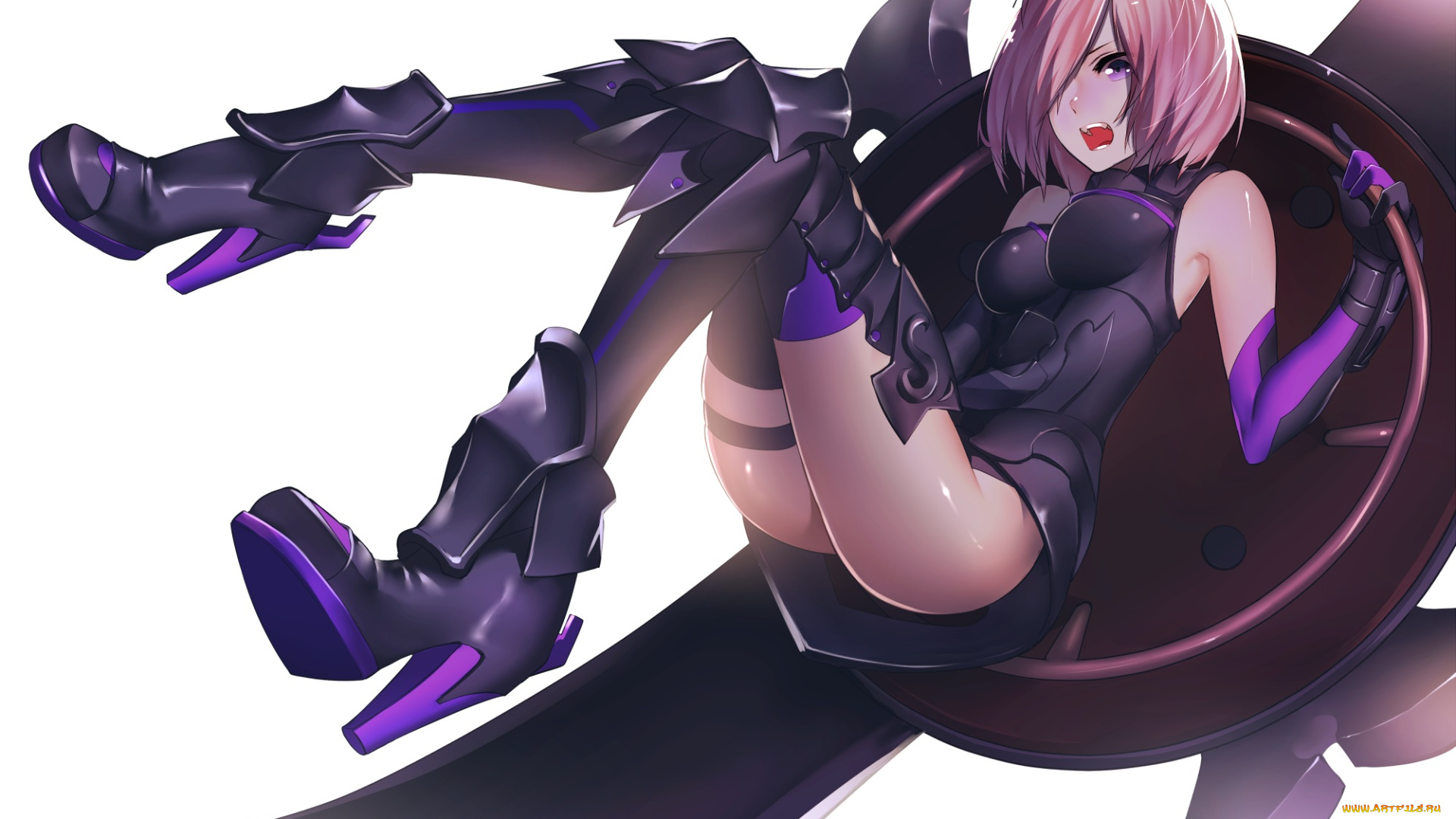 аниме, fate, stay, night, девушка