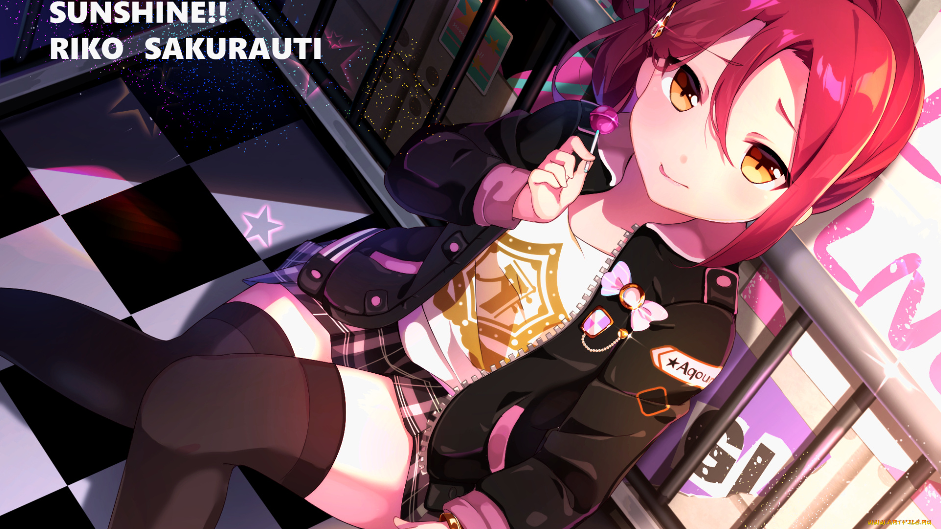 аниме, love, live, , school, idol, project, sakurauchi, riko