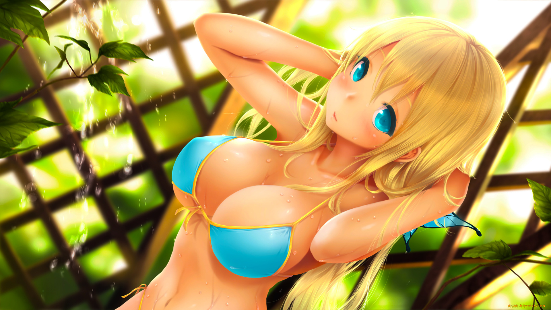 аниме, unknown, , другое, , фон, девушка, взгляд