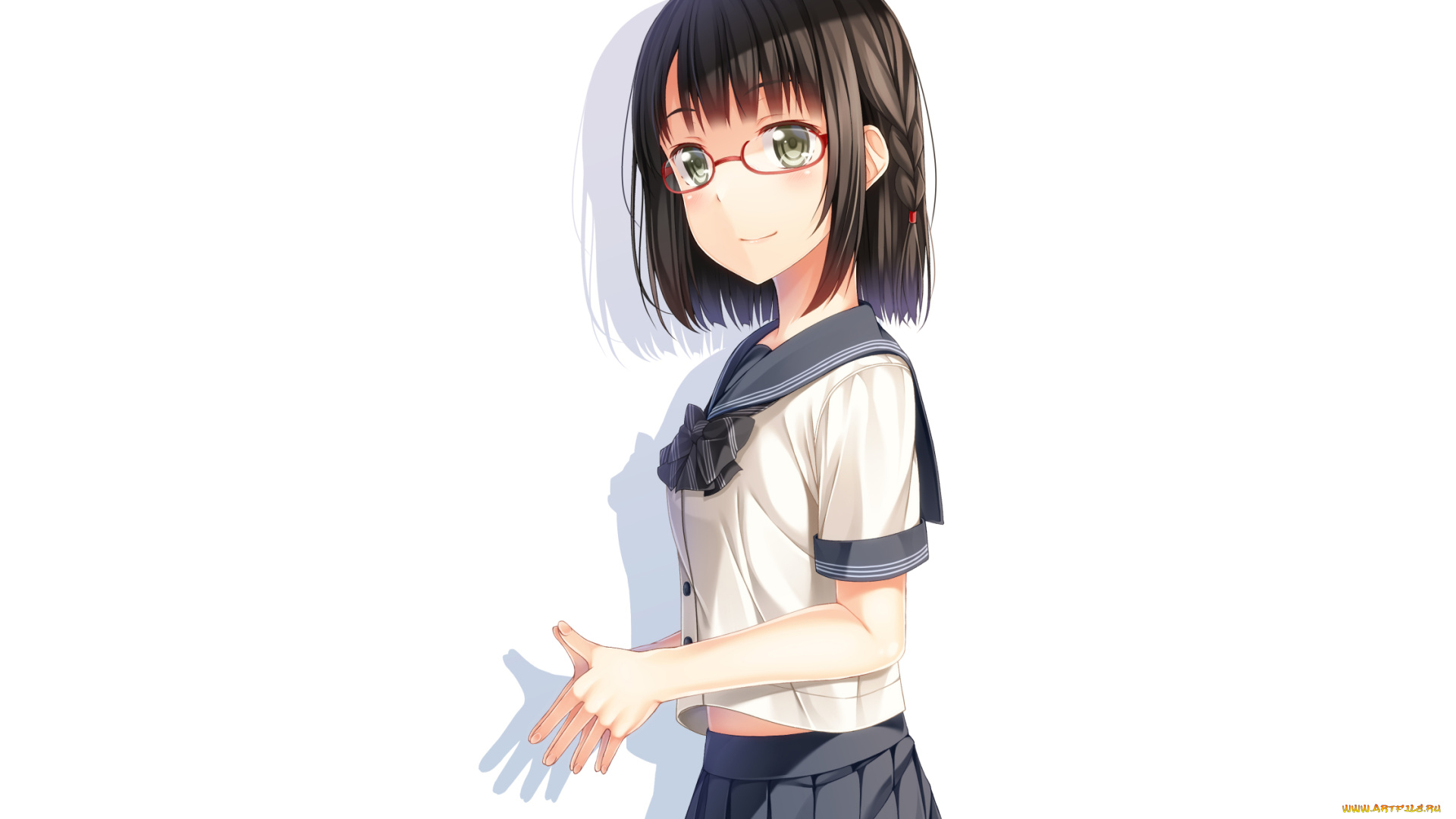 аниме, unknown, , другое, , фон, взгляд, девушка