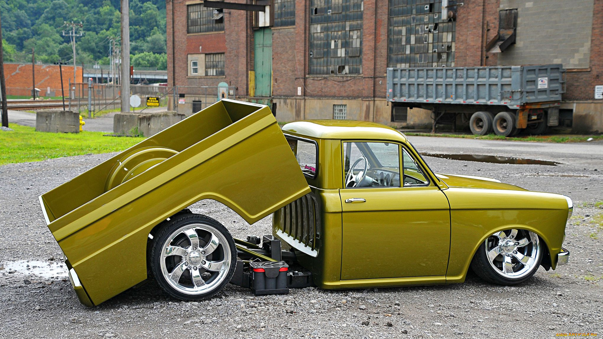 автомобили, custom, pick-up, datsun