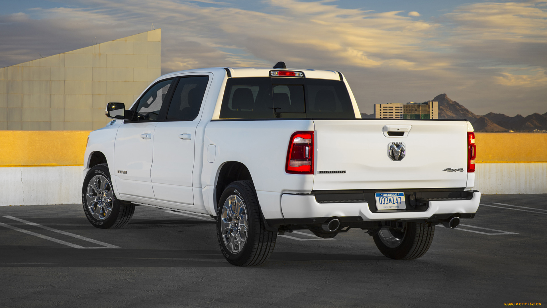 dodge, ram, 1500, big, horn, sport, 2019, автомобили, ram, 1500, 2019, белый, sport, dodge, big, horn