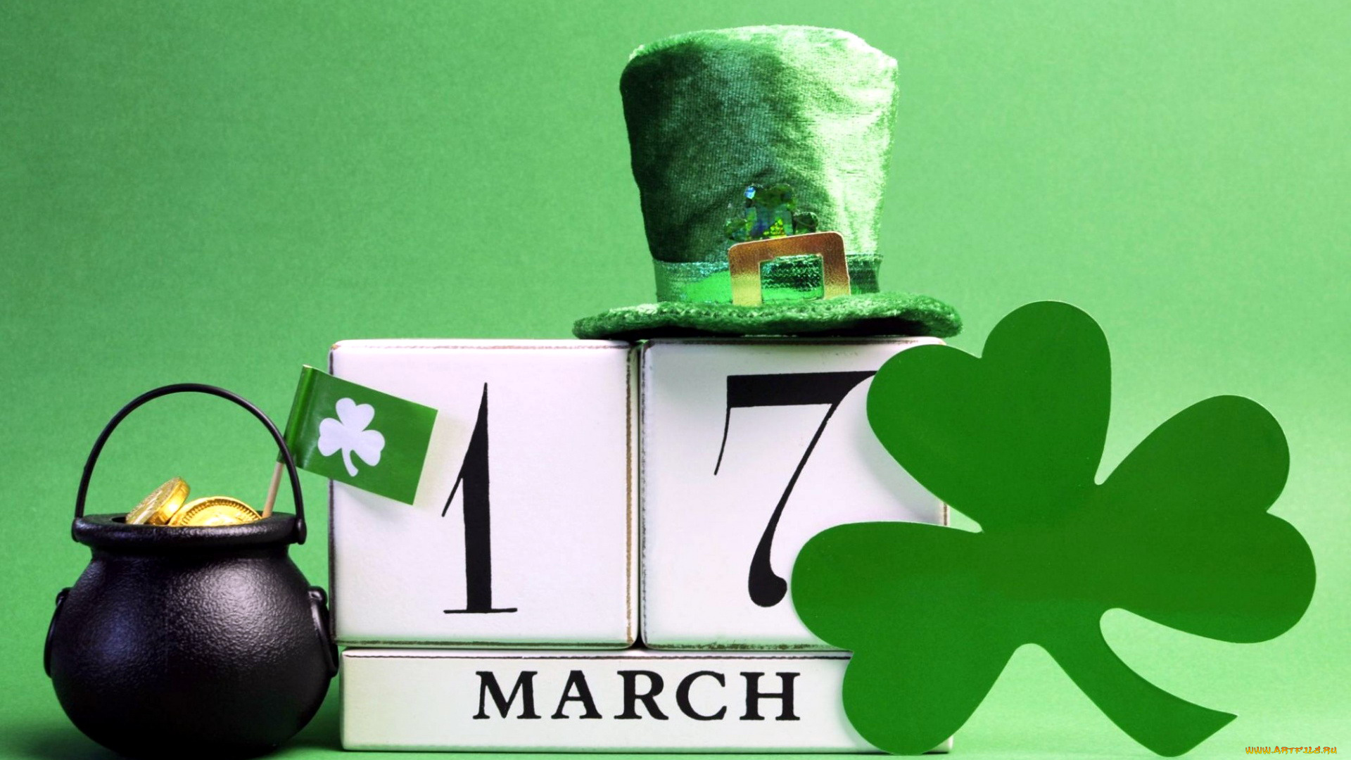 праздничные, день, святого, патрика, дата, шляпа