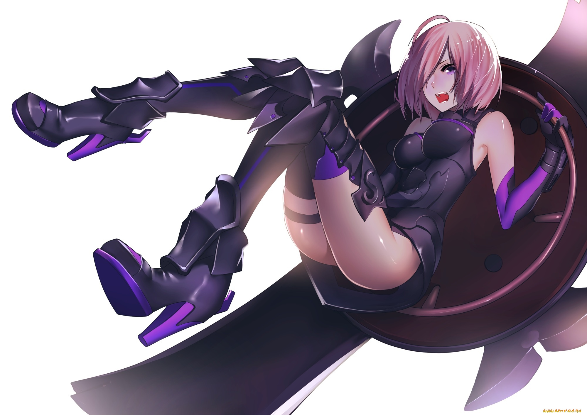 аниме, fate, stay, night, девушка