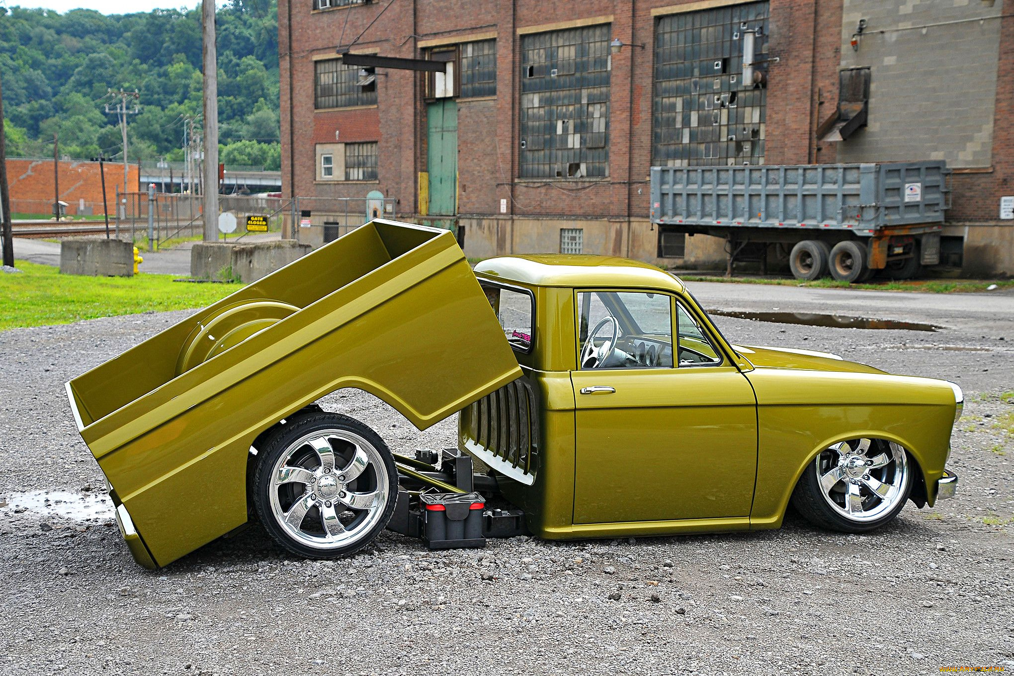 автомобили, custom, pick-up, datsun
