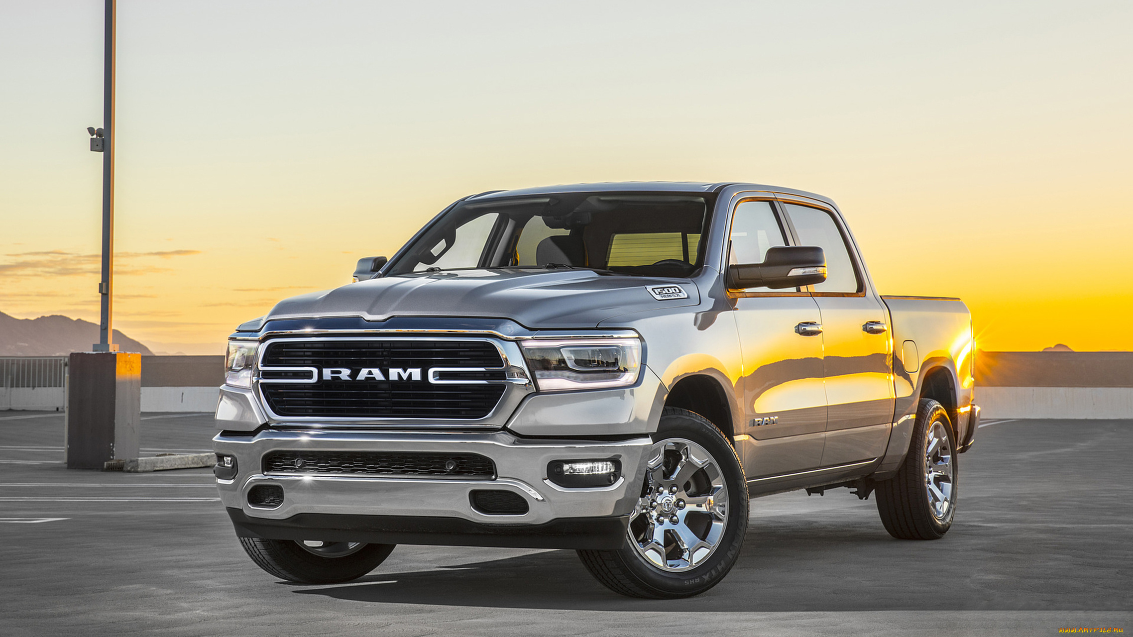 dodge, ram, 1500, big, horn, 2019, автомобили, ram, big, металлик, horn, dodge, 1500, 2019, серебряный