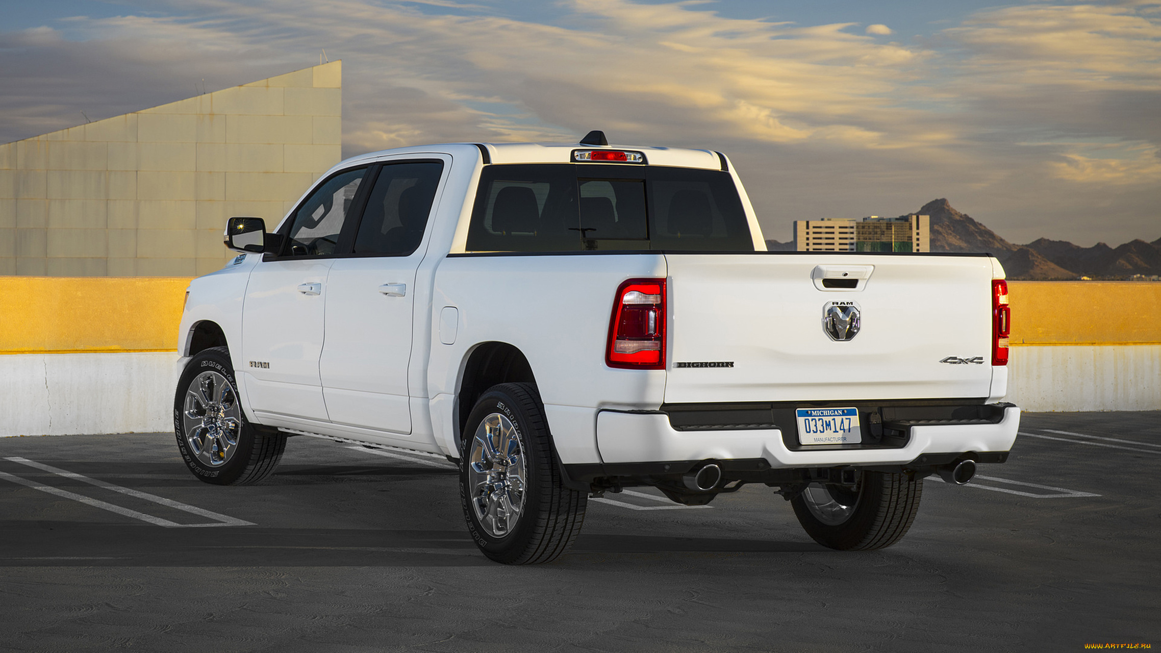 dodge, ram, 1500, big, horn, sport, 2019, автомобили, ram, 1500, 2019, белый, sport, dodge, big, horn