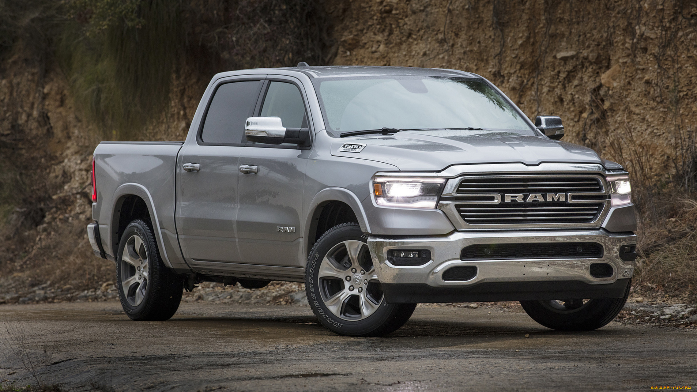 dodge, ram, 1500, laramie, 2019, автомобили, ram, 1500, dodge, серый, 2019, laramie, металлик