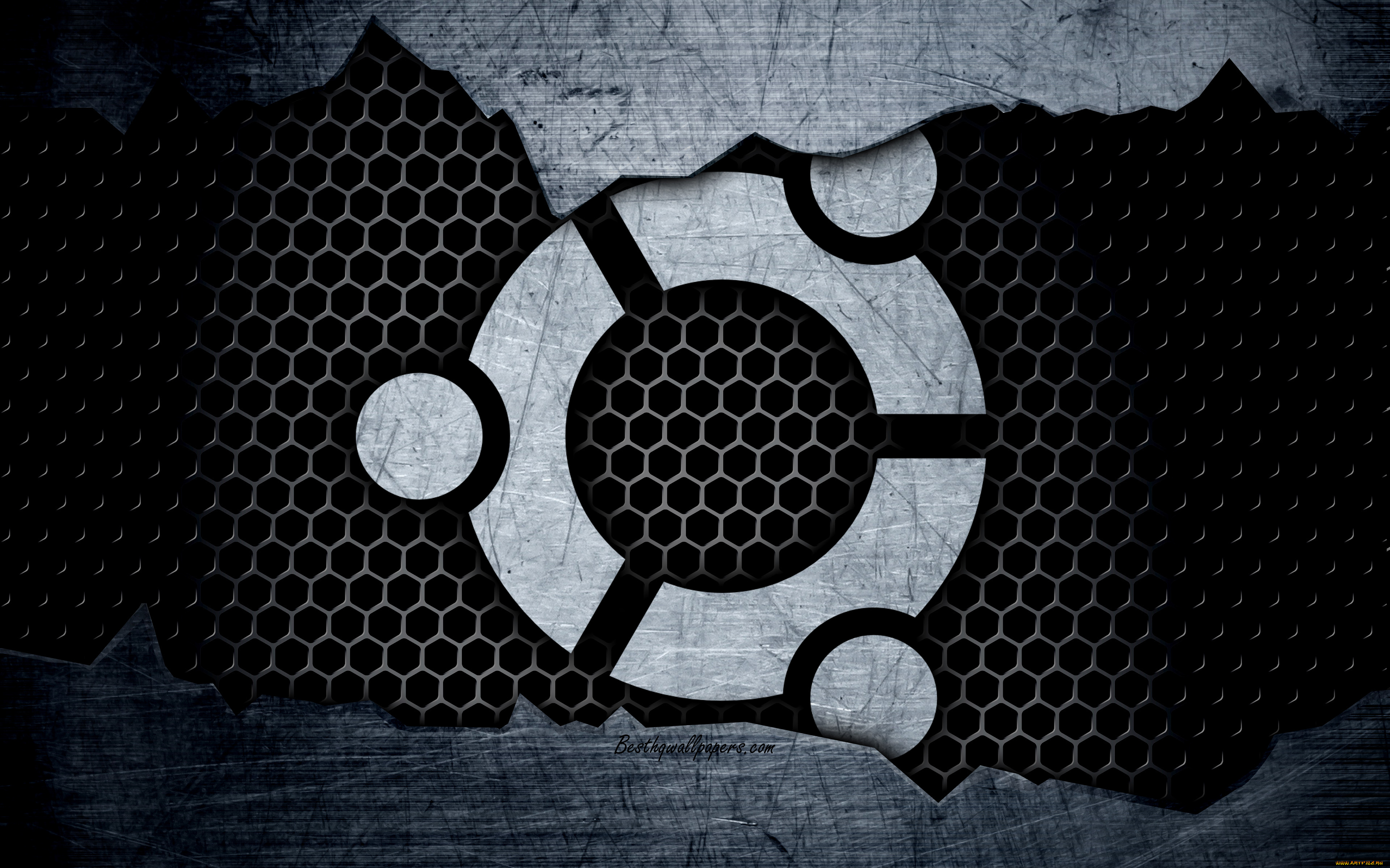 компьютеры, ubuntu, linux, фон, логотип