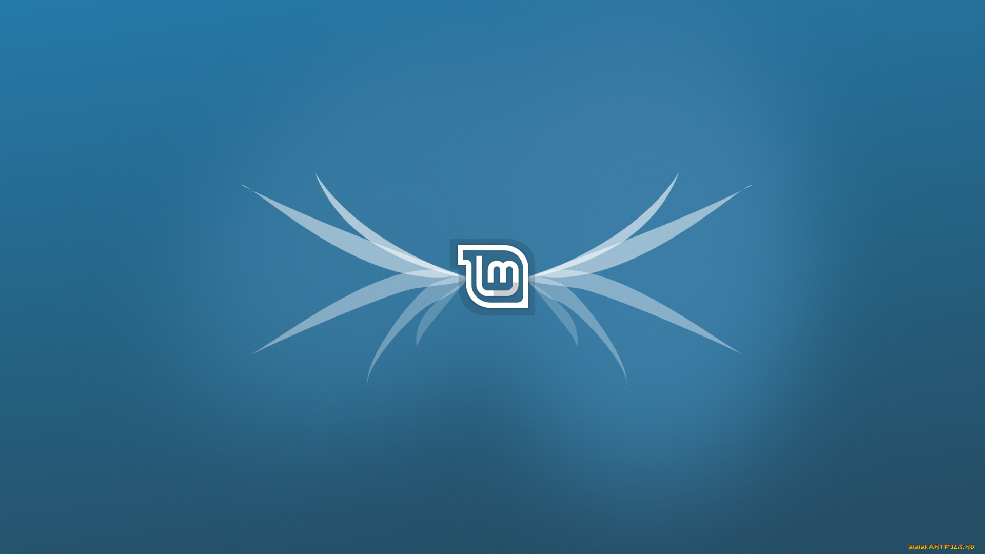 компьютеры, linux, логотип, фон