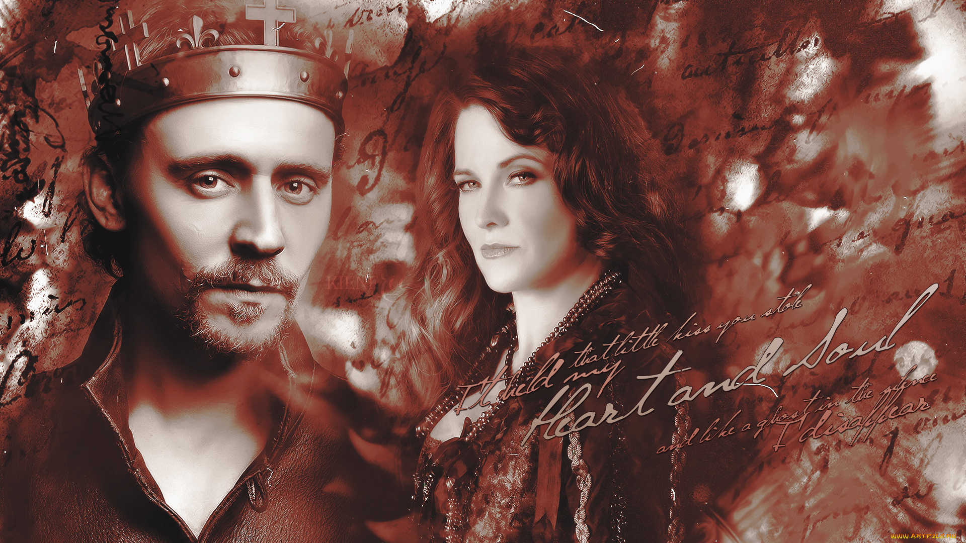 разное, знаменитости, девушка, мужчина, фон, взгляд, корона
