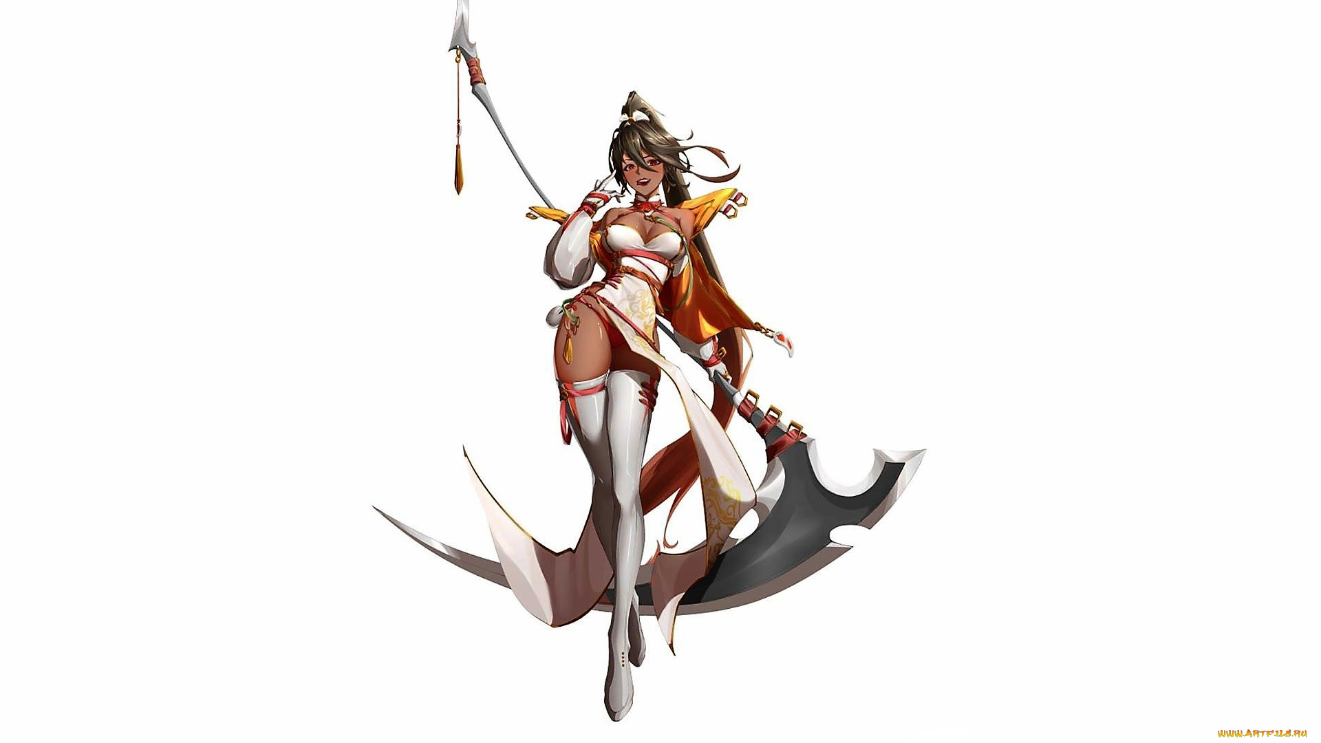 аниме, оружие, , техника, , технологии, девушка