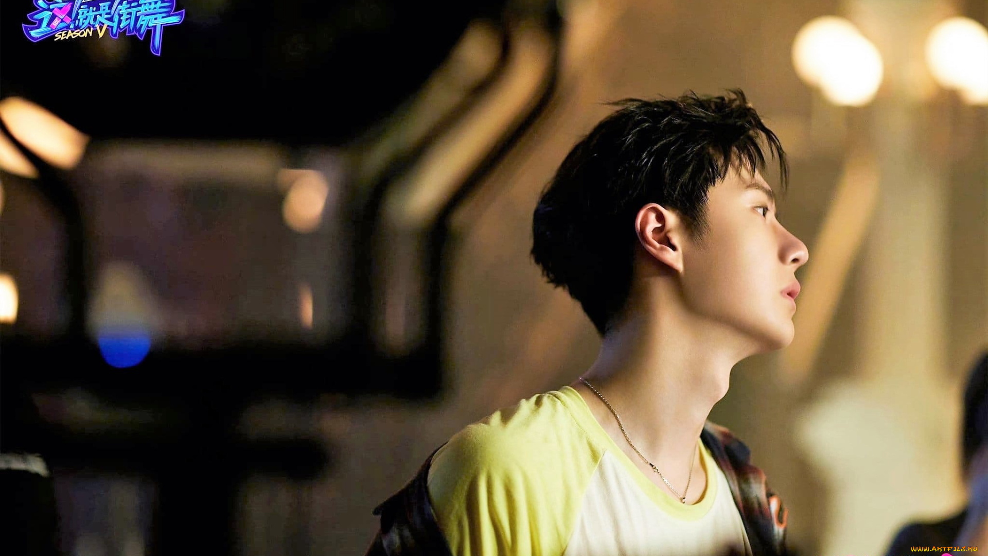 мужчины, wang, yi, bo, актер, футболка, рубашка