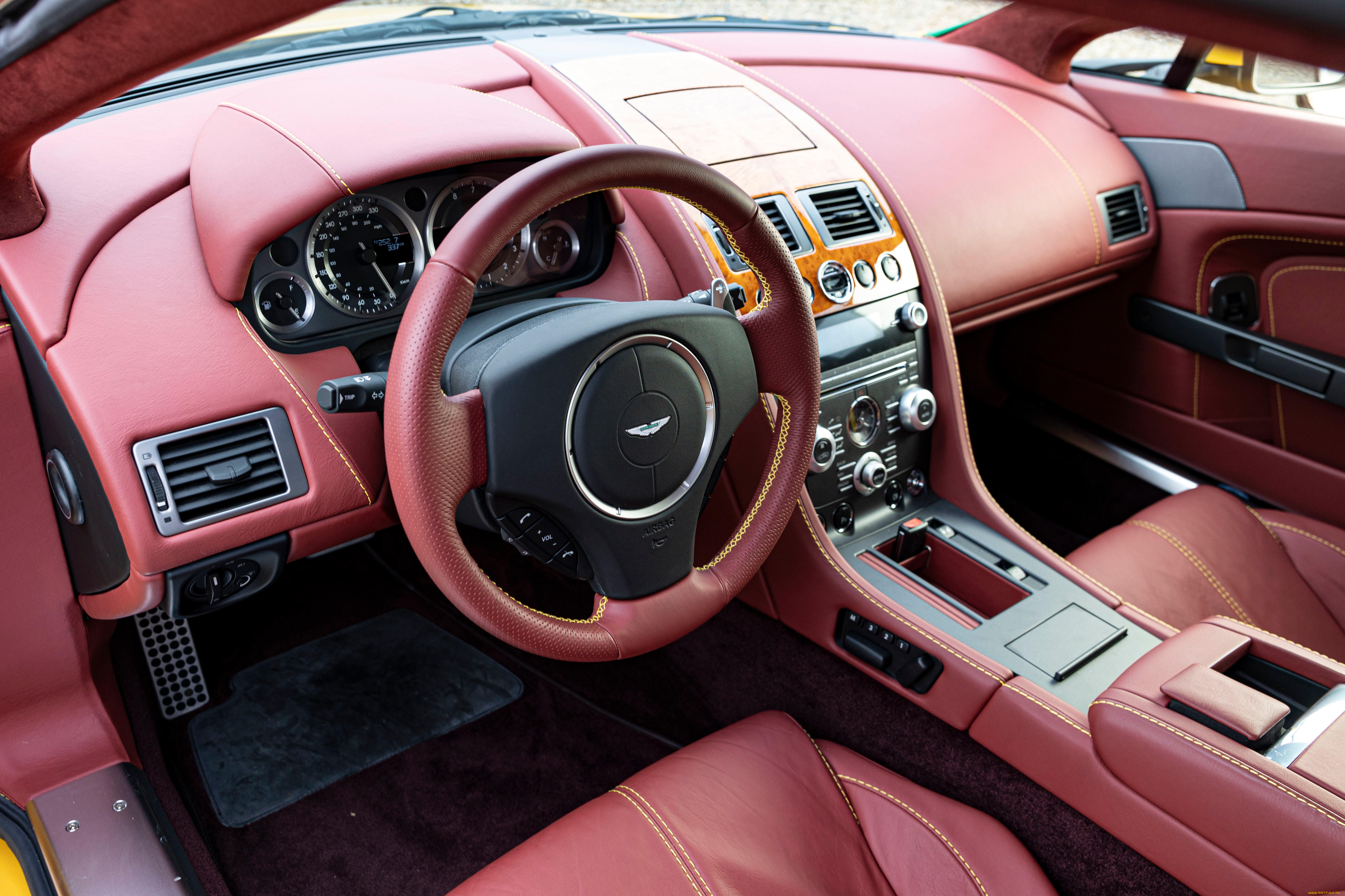 автомобили, интерьеры, aston-martin