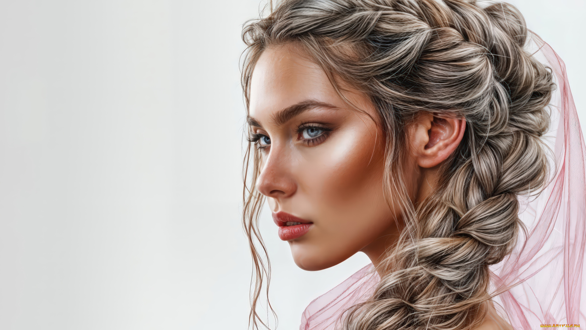 3д, графика, портреты, и, лица, , portraits, and, faсes, девушка, нейросеть