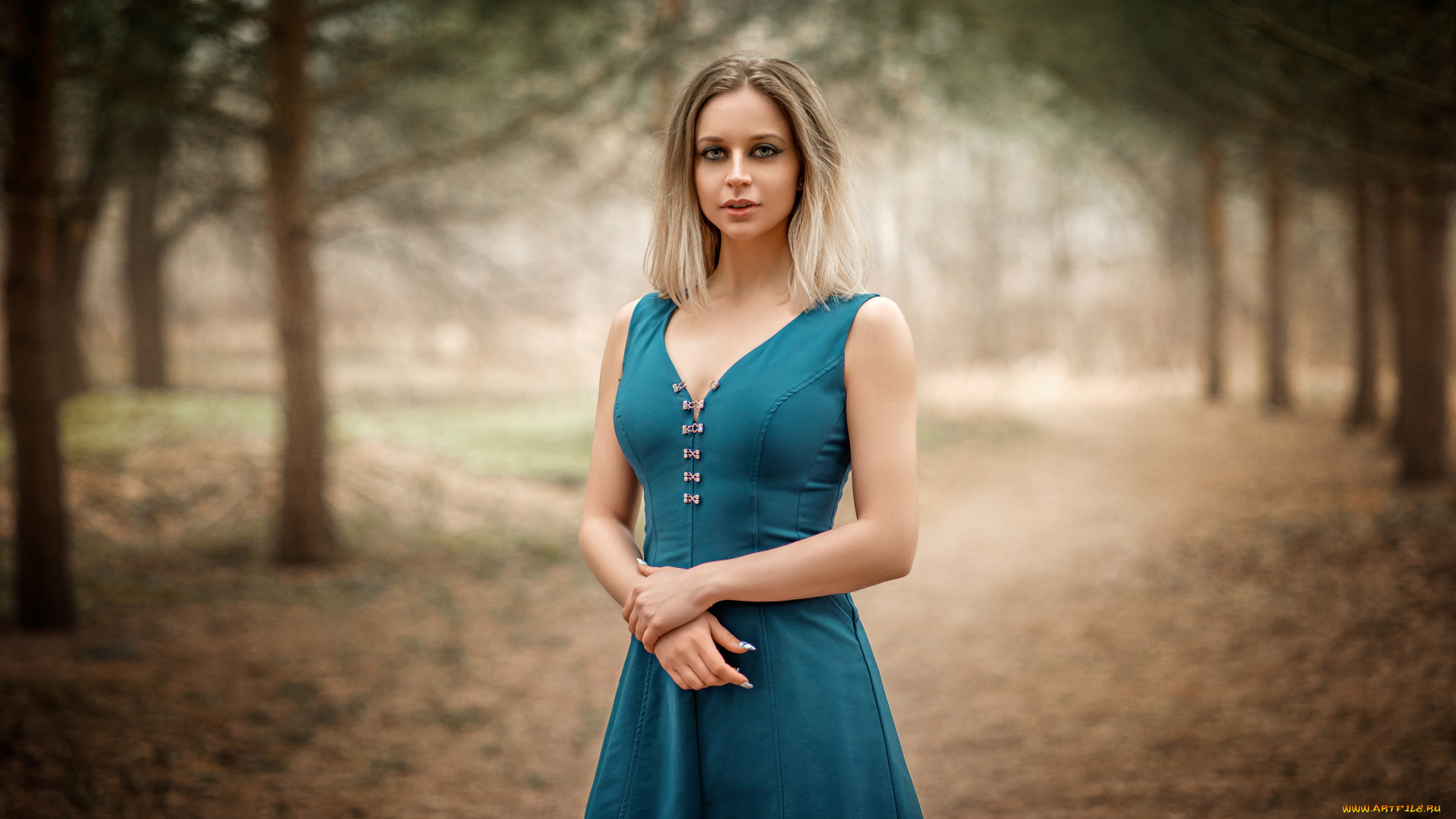 девушки, -, блондинки, , светловолосые, девушка, позирует, станислав, максимов