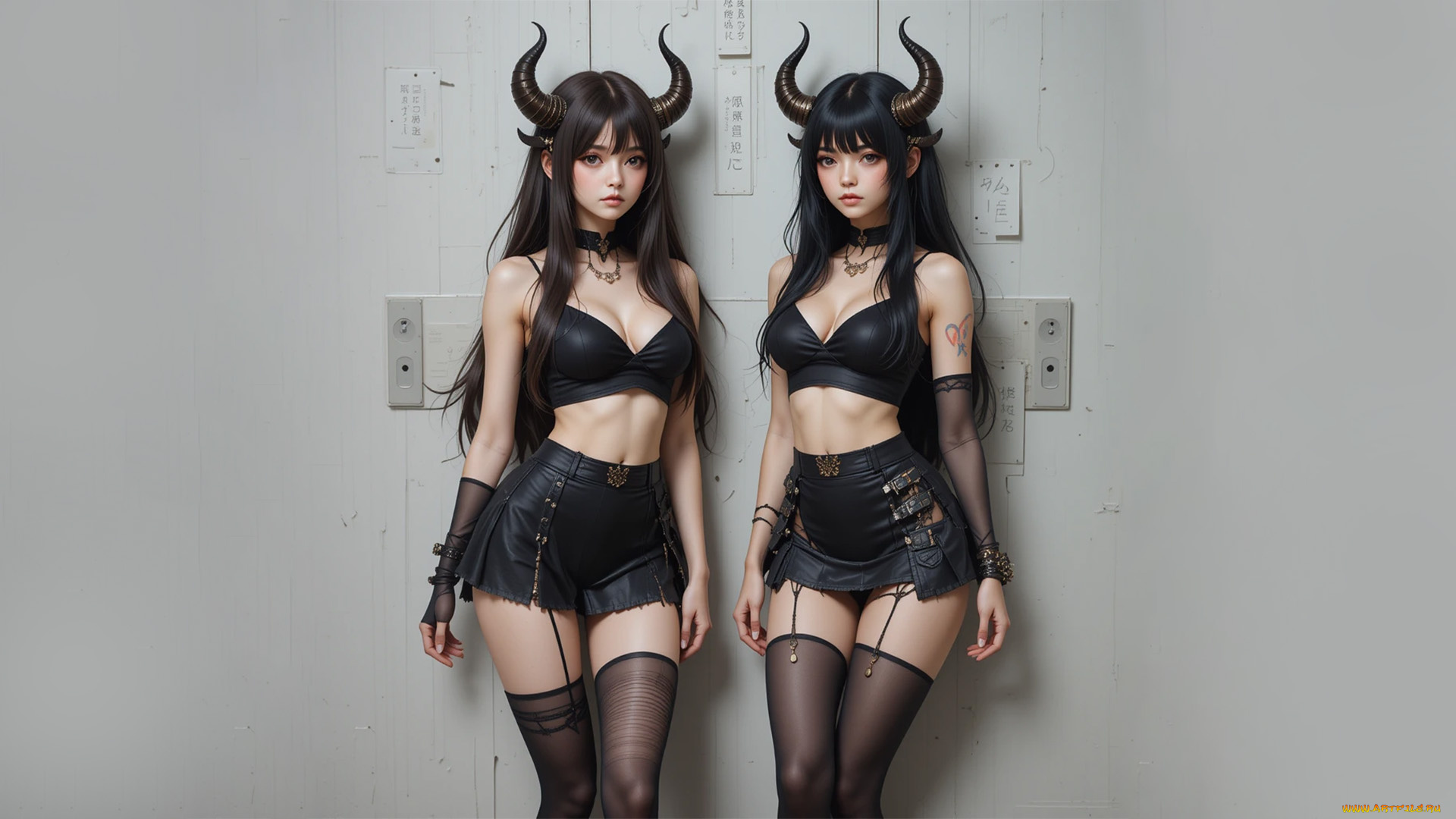 фэнтези, демоны, красивая, девушка