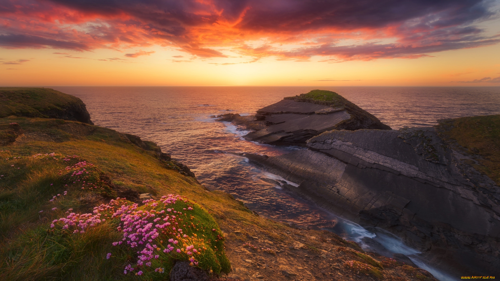 kilkey, cliffs, ireland, природа, побережье, kilkey, cliffs