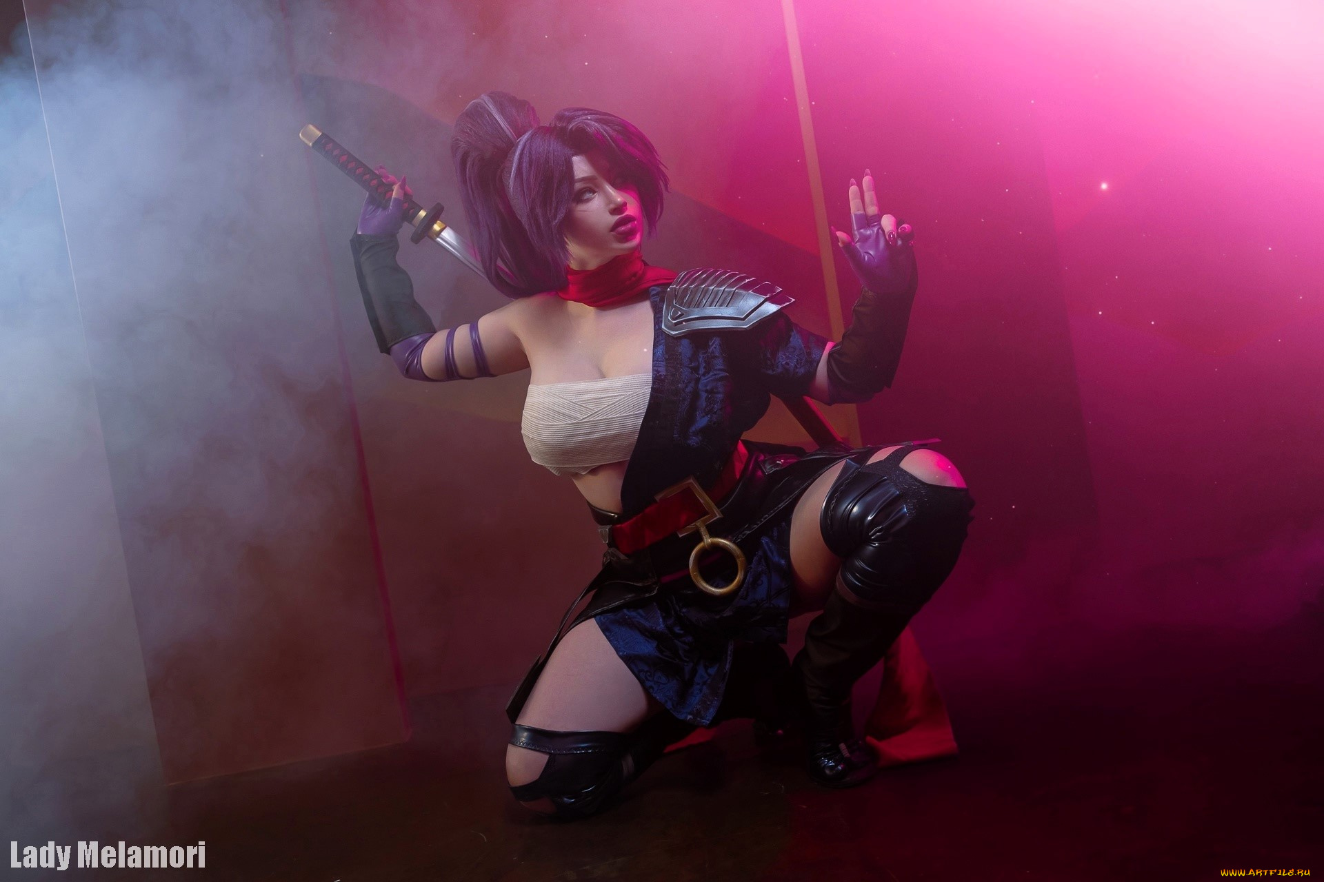 девушки, мария, давыдова, , lady, melamory, образ, косплей, наряд, меч