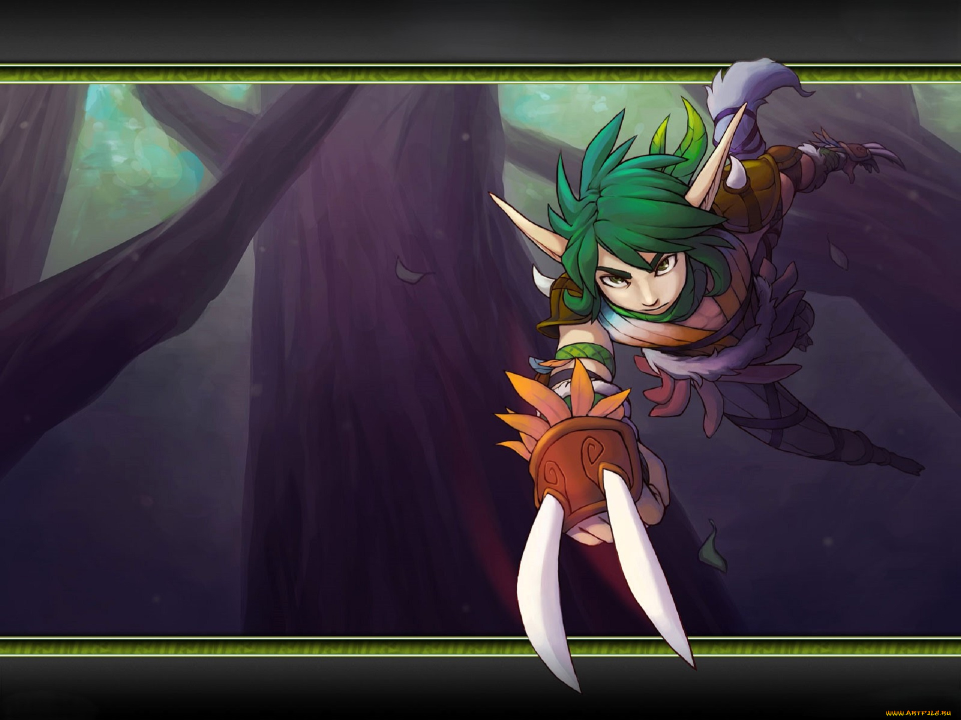 видео, игры, twin, skies, эльф, лезвия, деревья