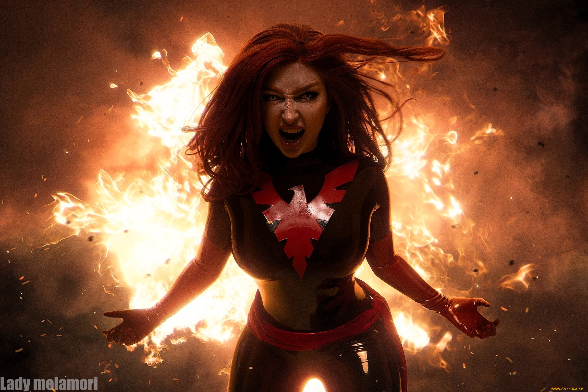 девушки, мария, давыдова, , lady, melamory, косплей, образ, наряд, костюм, крик, огонь