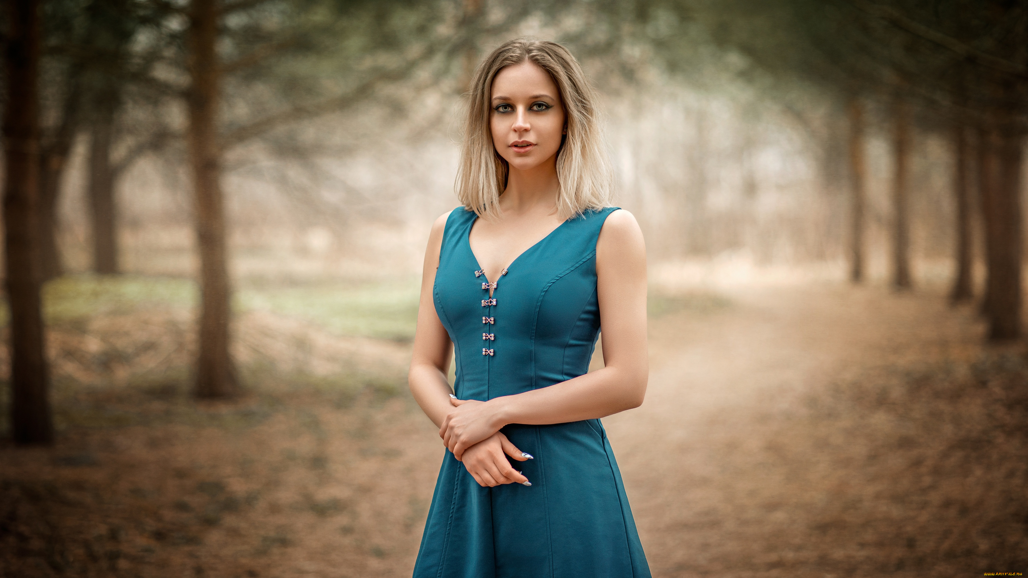 девушки, -, блондинки, , светловолосые, девушка, позирует, станислав, максимов