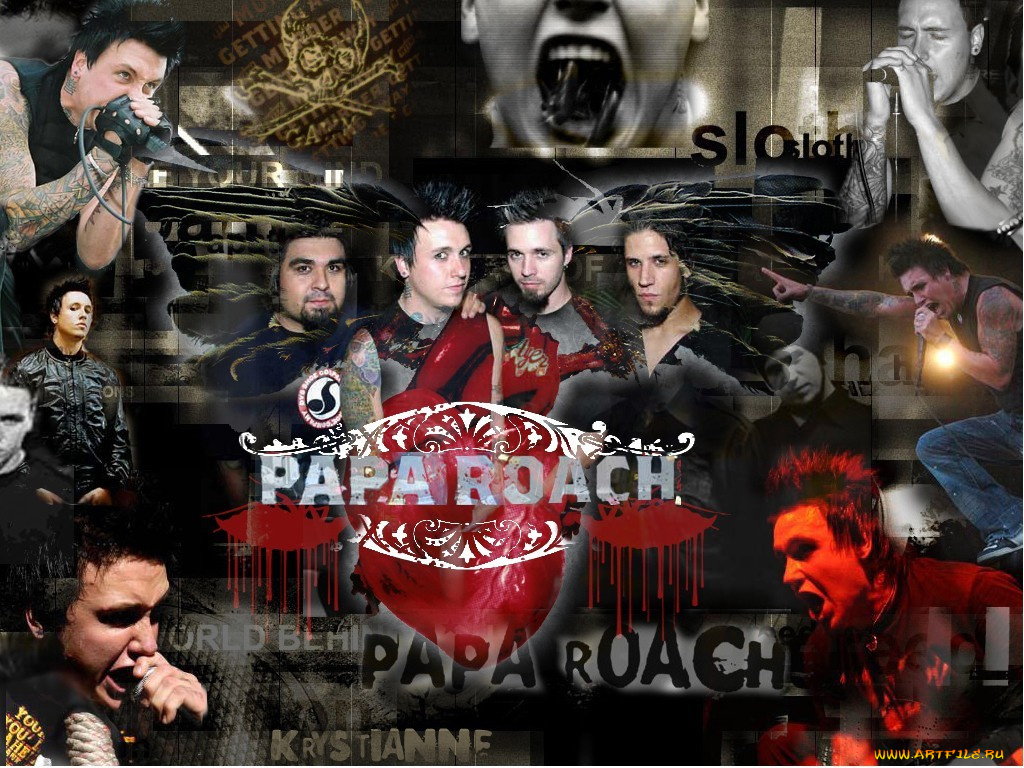 музыка, papa, roach