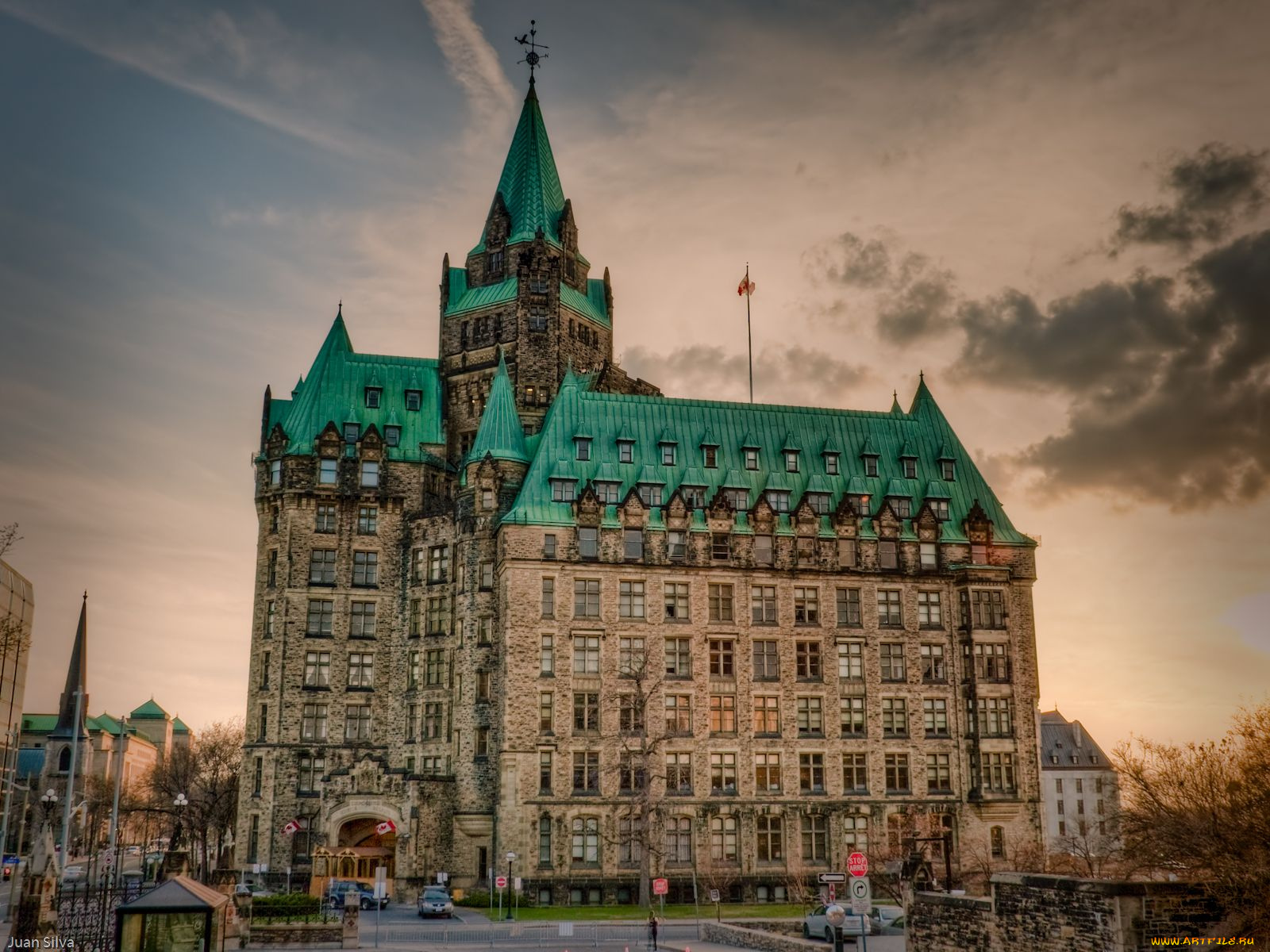 confederation, building, ottawa, canada, города, оттава, канада