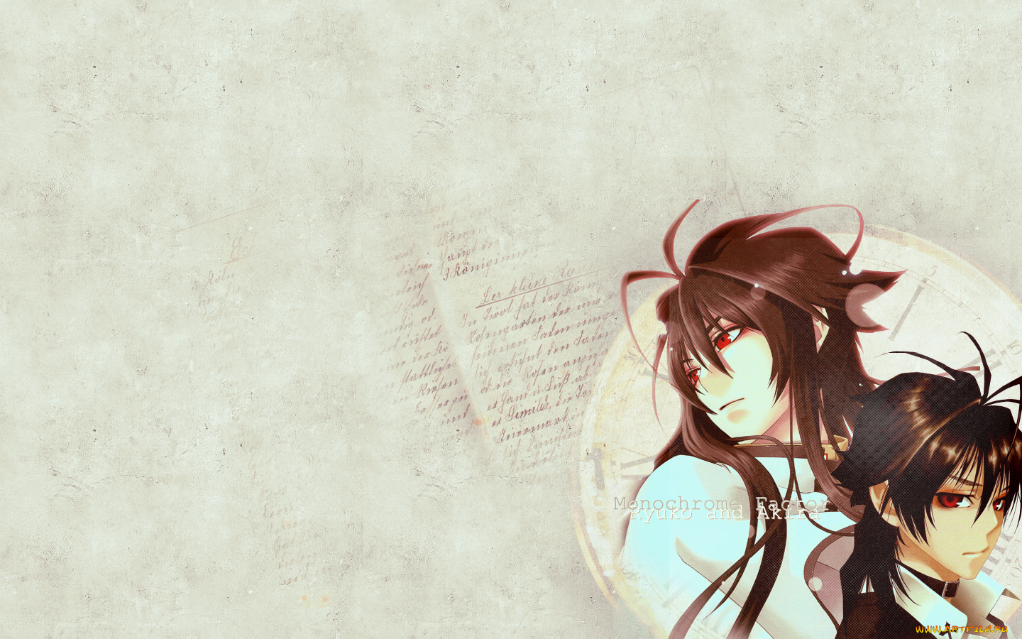 аниме, monochrome, factor