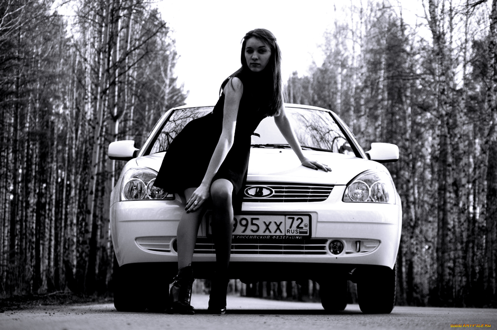 автомобили, авто, девушками