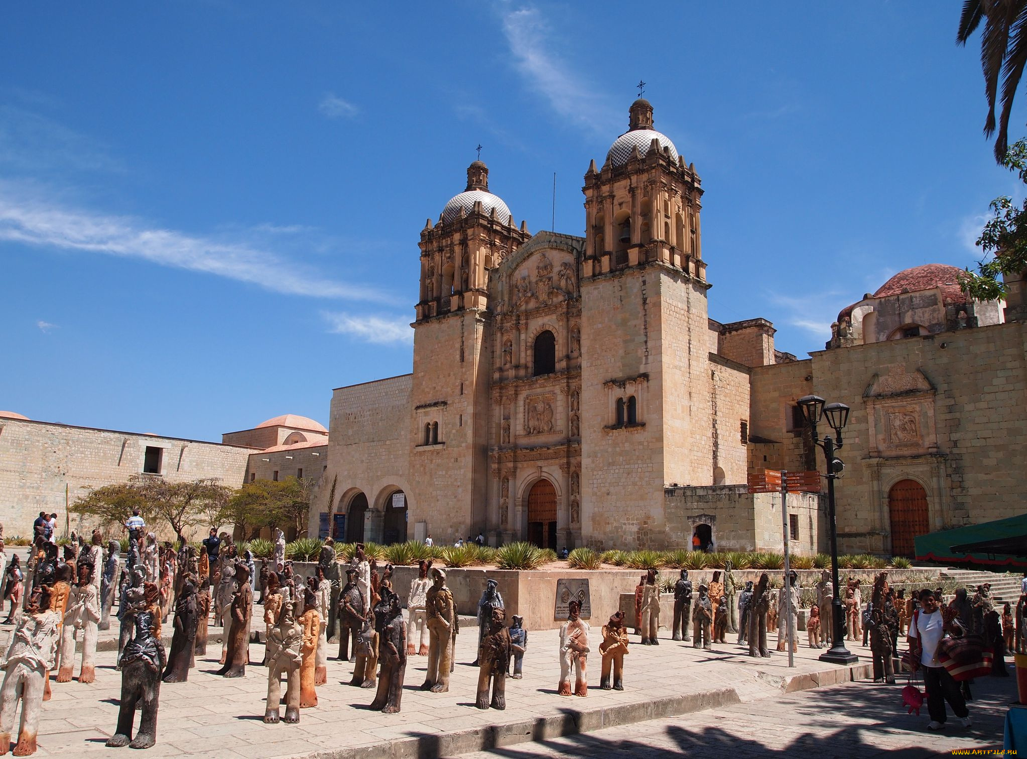 города, католические, соборы, костелы, аббатства, oaxaca, мексика