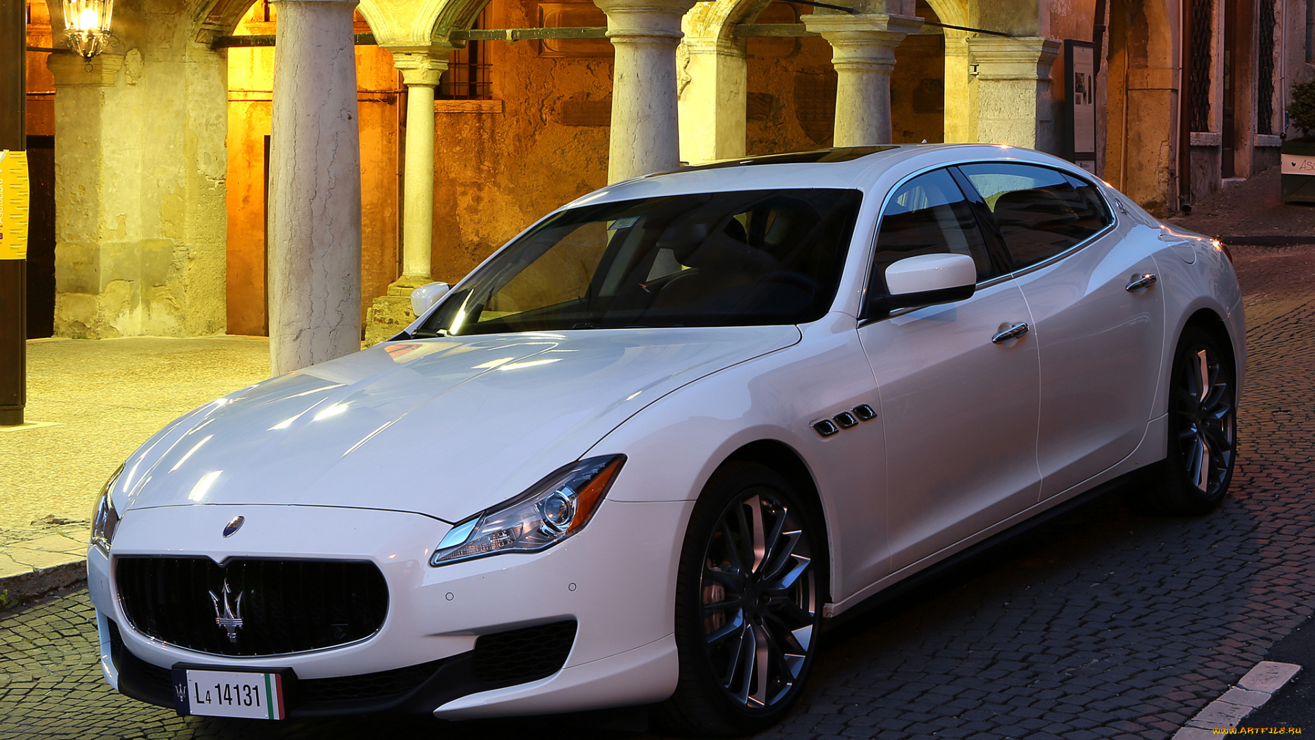автомобили, maserati, светлый, 2013г, quattroporte