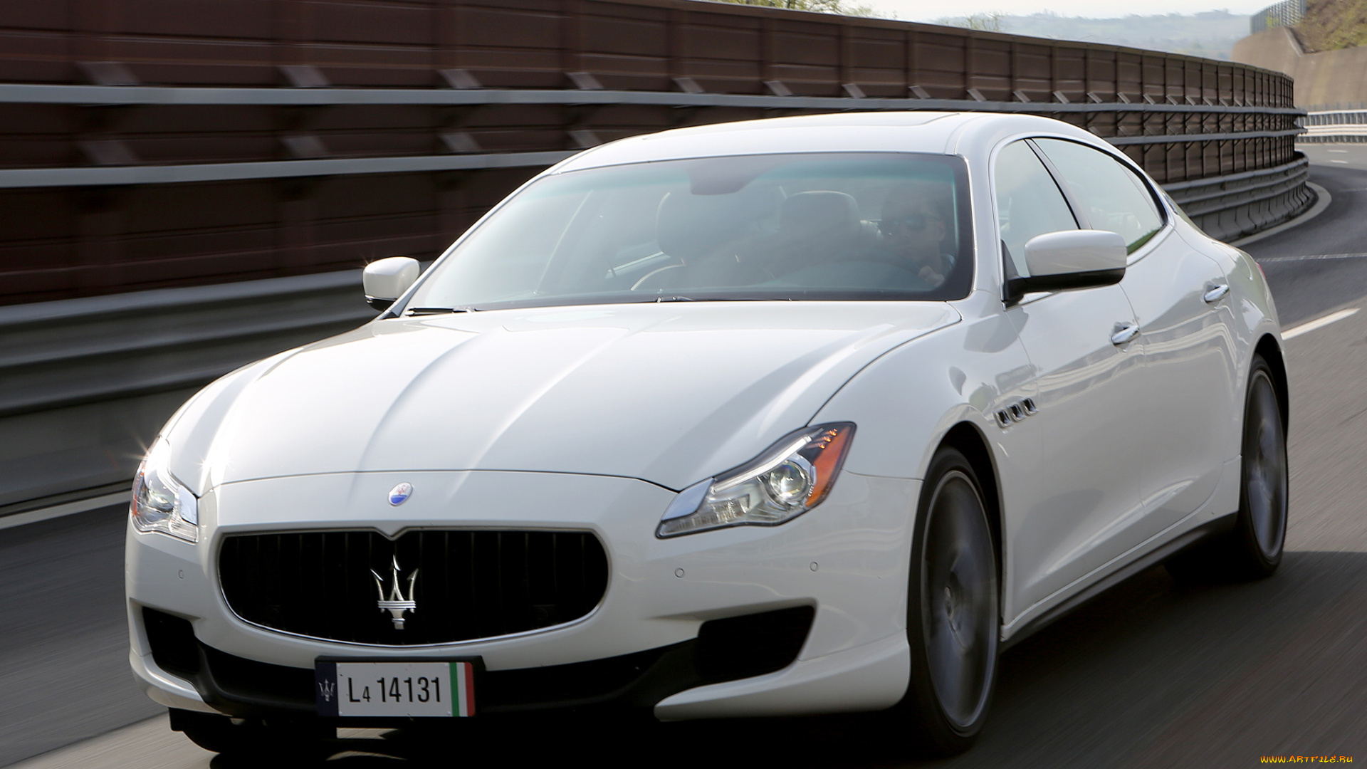 автомобили, maserati, светлый, 2013г, quattroporte