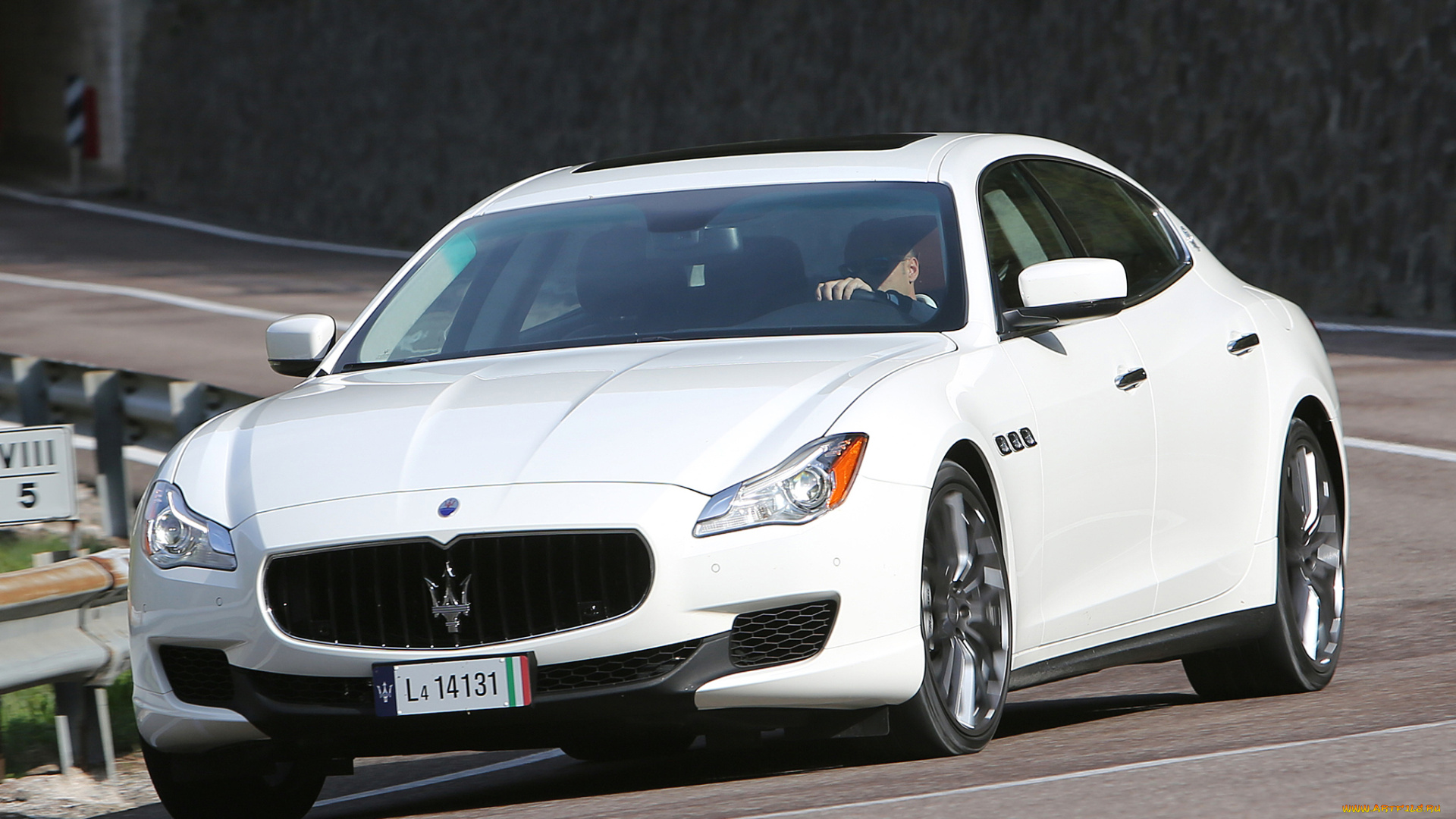 автомобили, maserati, светлый, 2013г, quattroporte