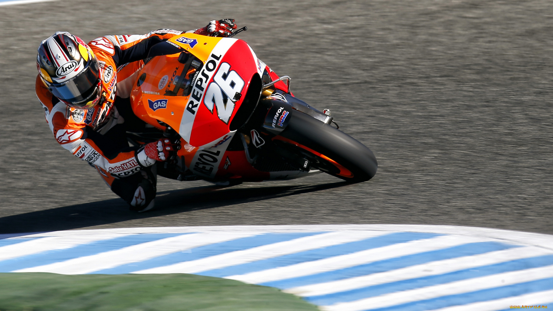 dani, pedrosa, спорт, мотоспорт, экипировка, вираж, гонщик, байк, трек