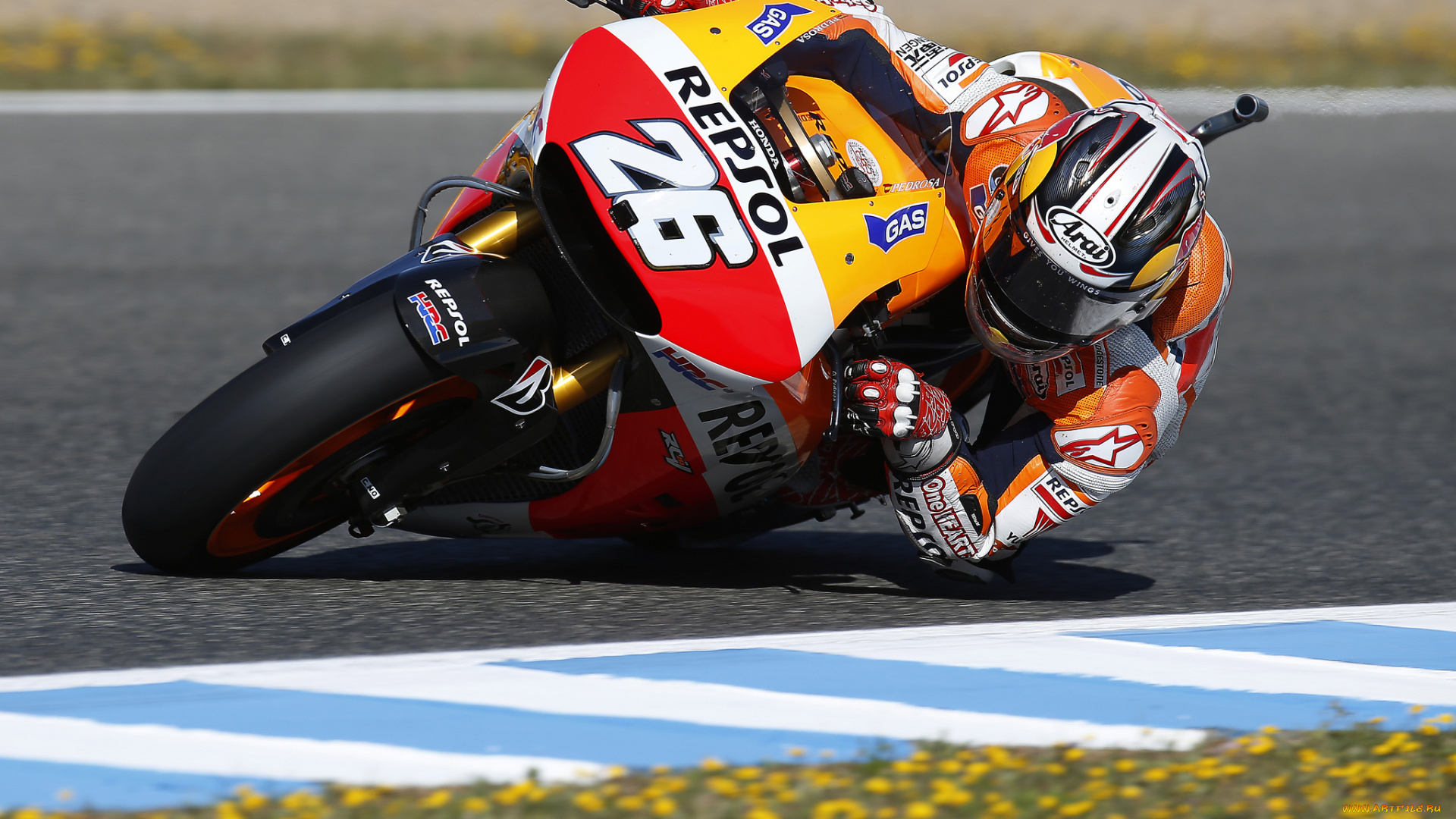 dani, pedrosa, спорт, мотоспорт, трек, гонщик, экипировка, вираж, байк