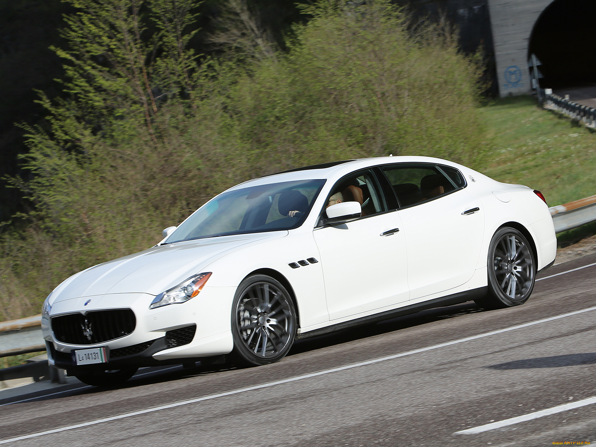 автомобили, maserati, светлый, 2013г, quattroporte