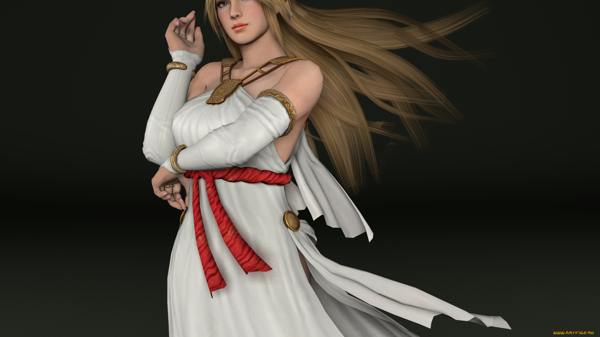 3д, графика, аниме, , anime, девушка, фон, взгляд