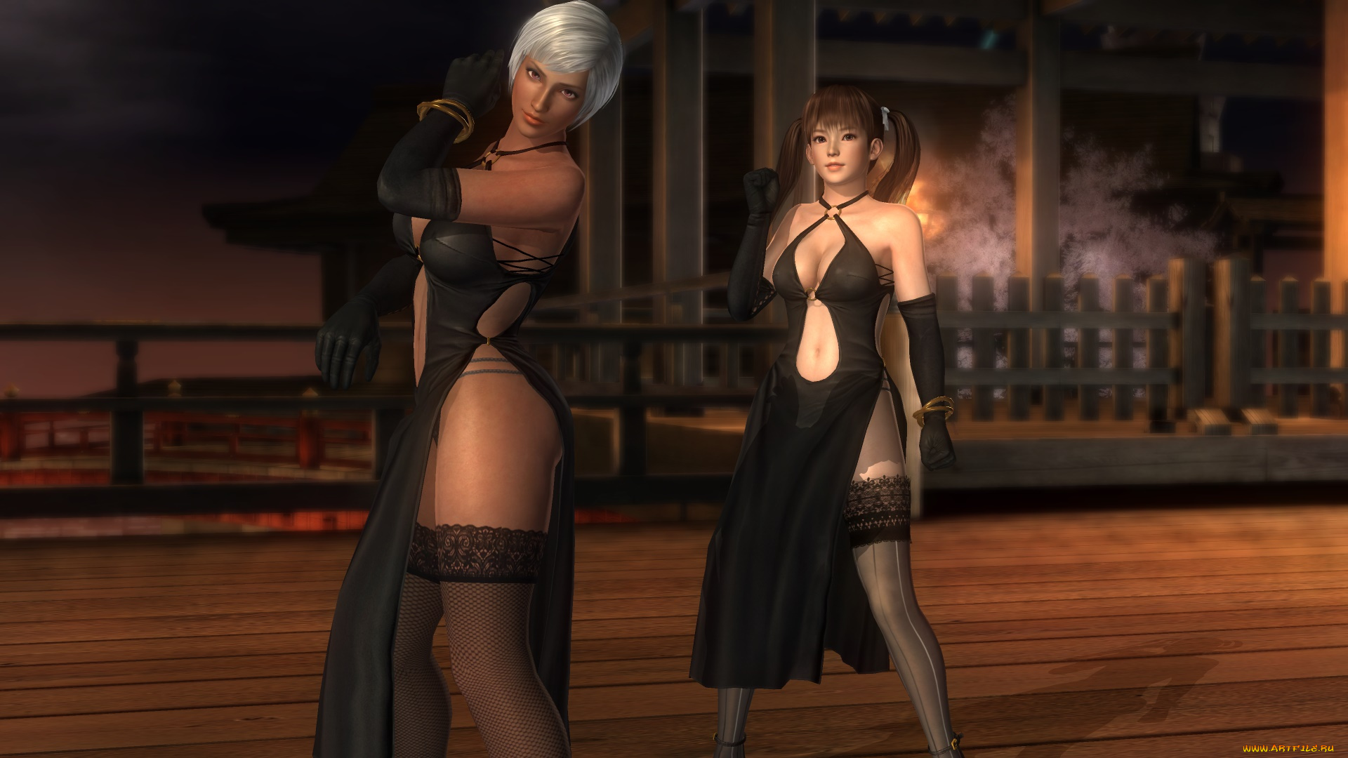 3д, графика, аниме, , anime, взгляд, фон, девушки