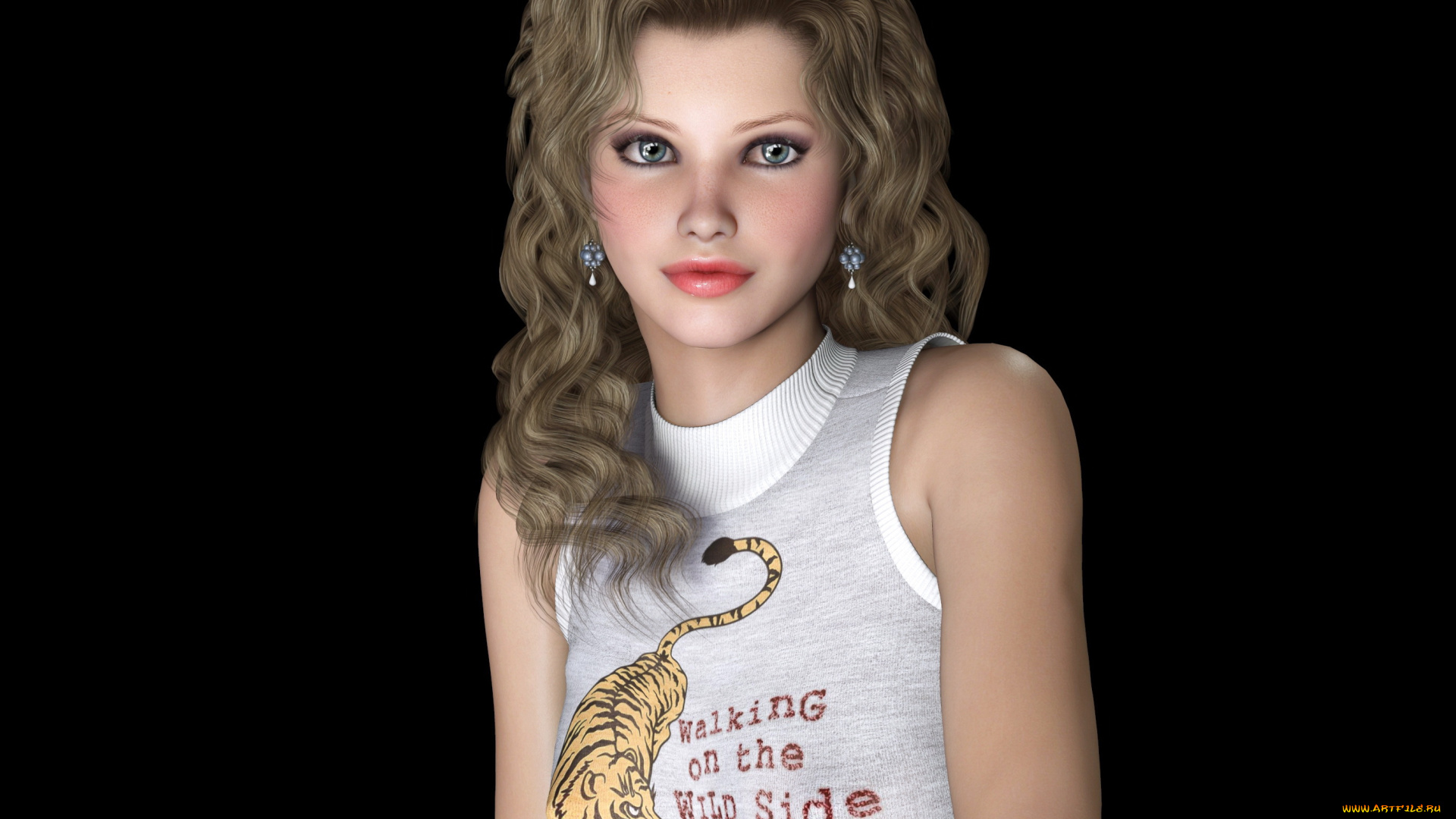 3д, графика, люди, , people, фон, взгляд, девушка