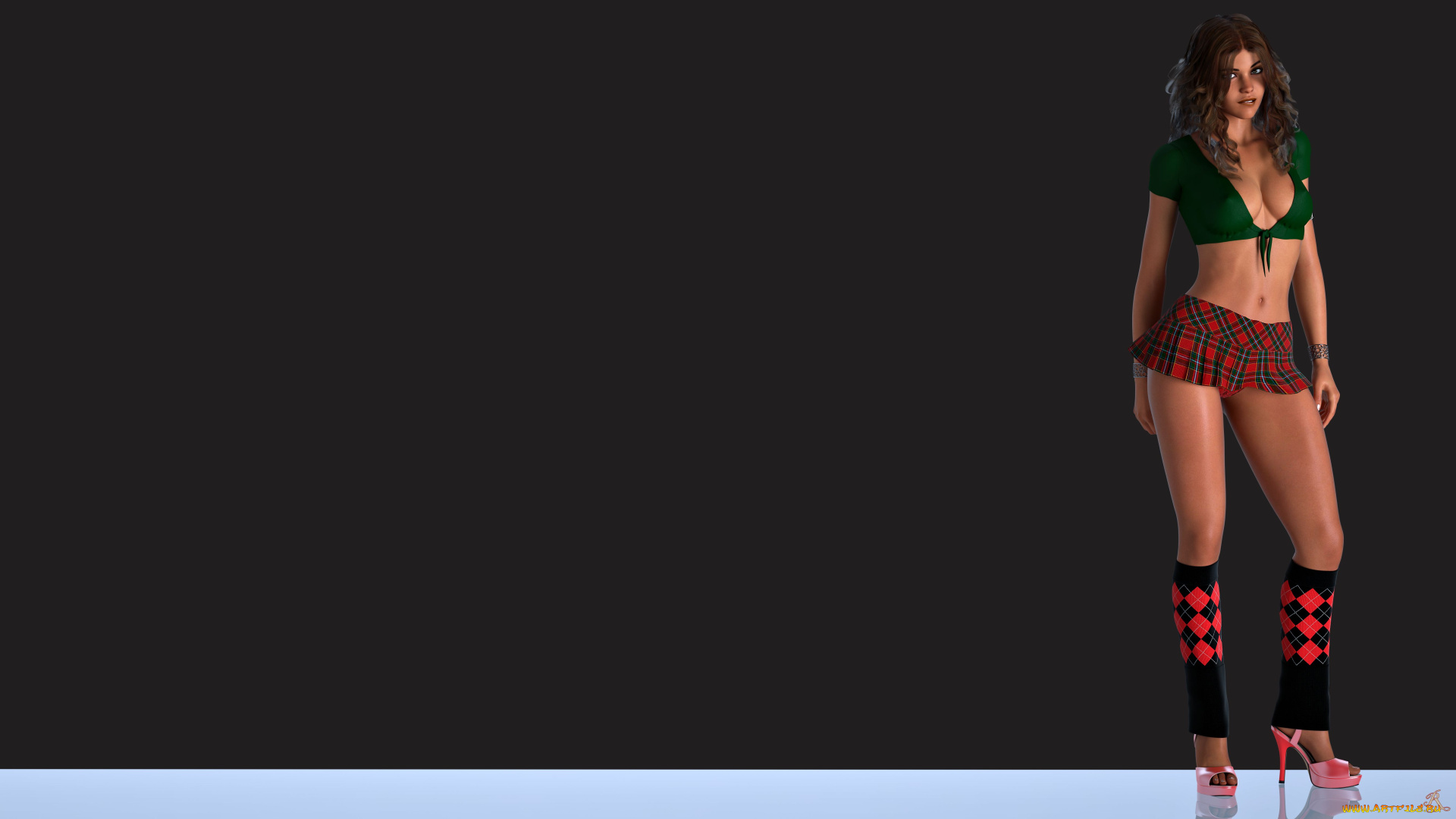 3д, графика, люди, , people, фон, взгляд, девушка