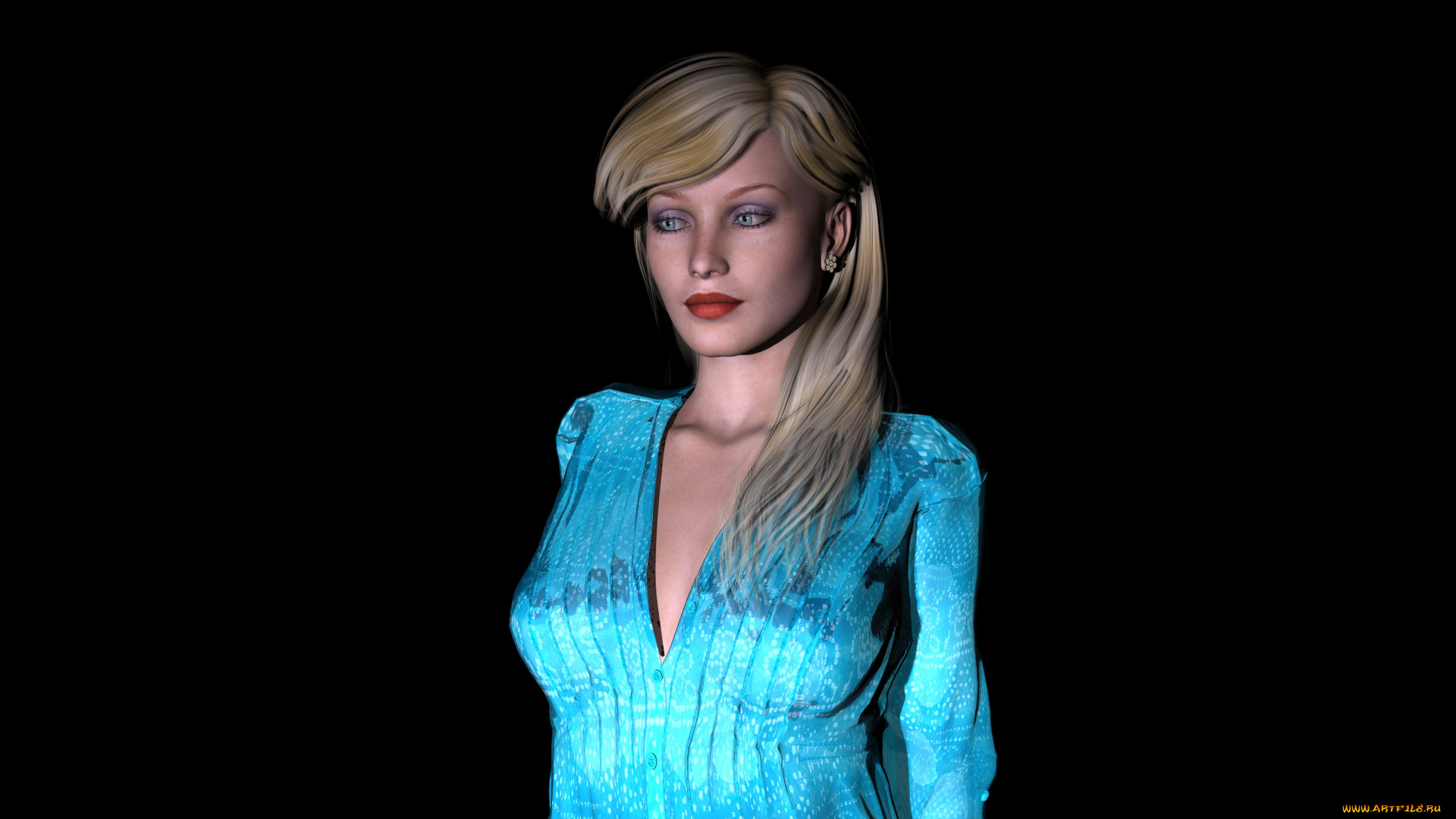 3д, графика, люди, , people, взгляд, девушка, фон