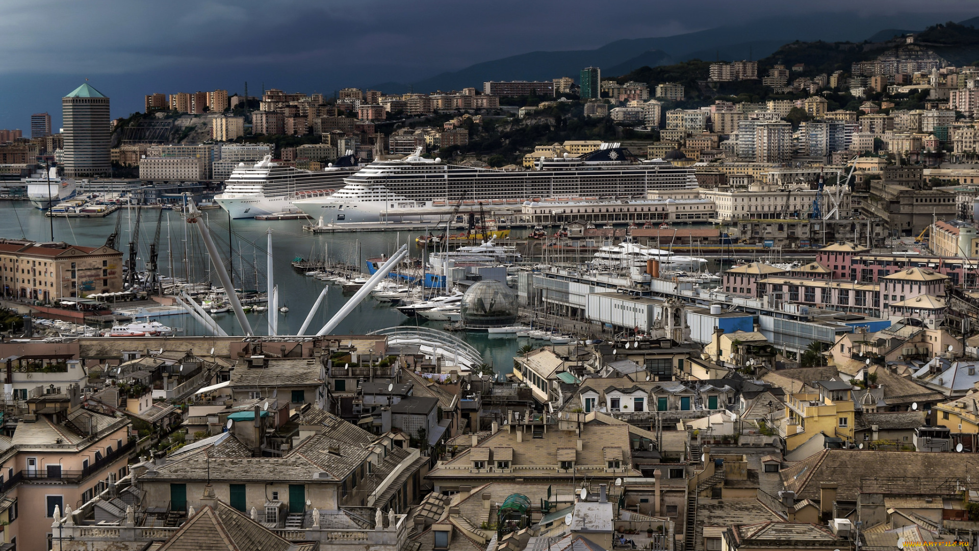 genoa, , italy, корабли, порты, , , причалы, город, порт, суда