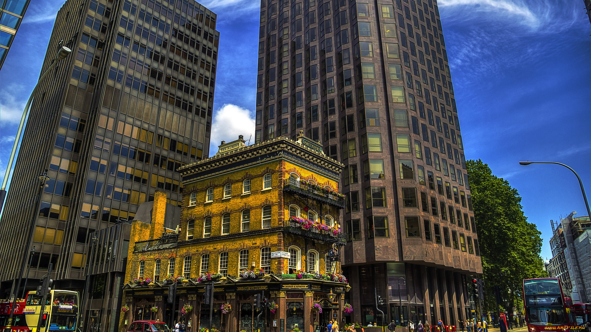 города, лондон, , великобритания, england, london, westminster, улица, дома, лондон