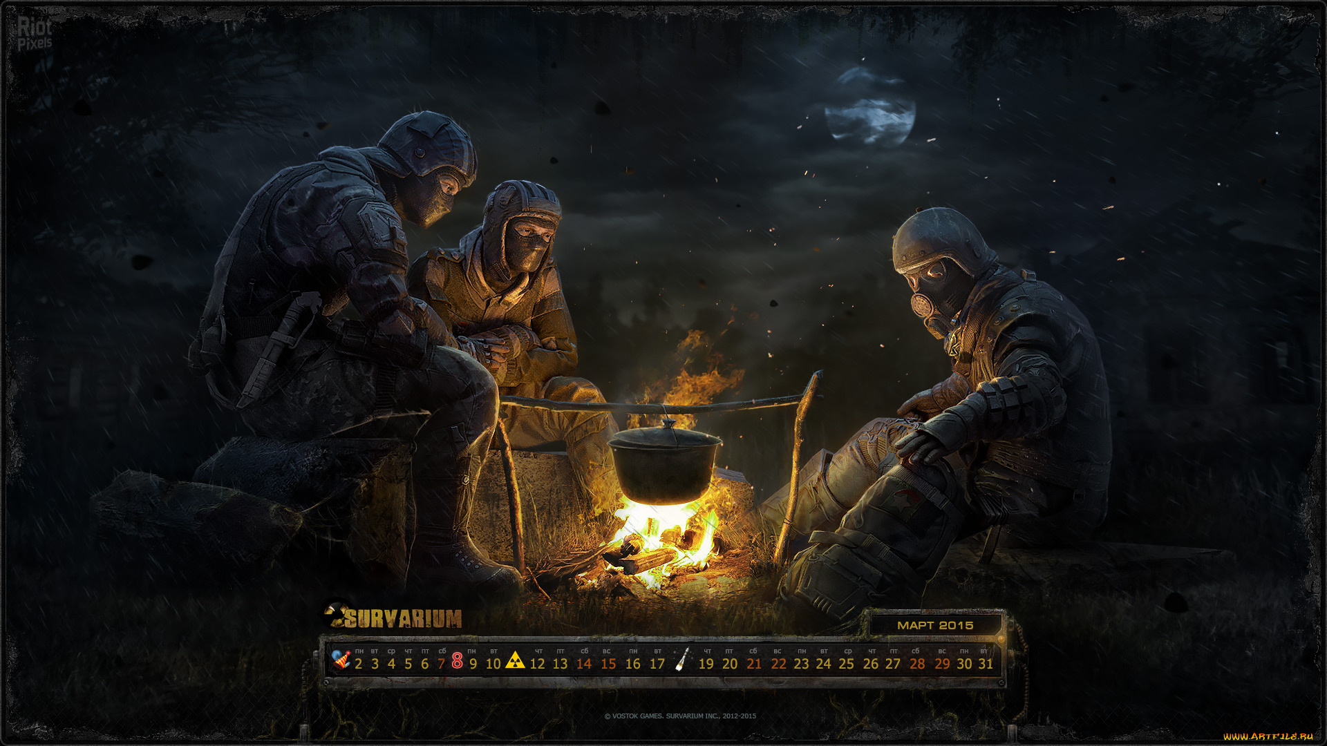 календари, видеоигры, персонажи, survarium