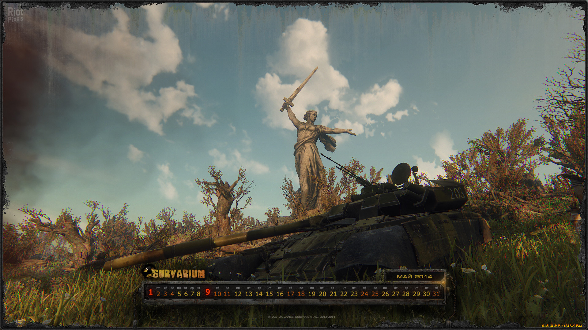 календари, видеоигры, скульптура, персонаж, survarium