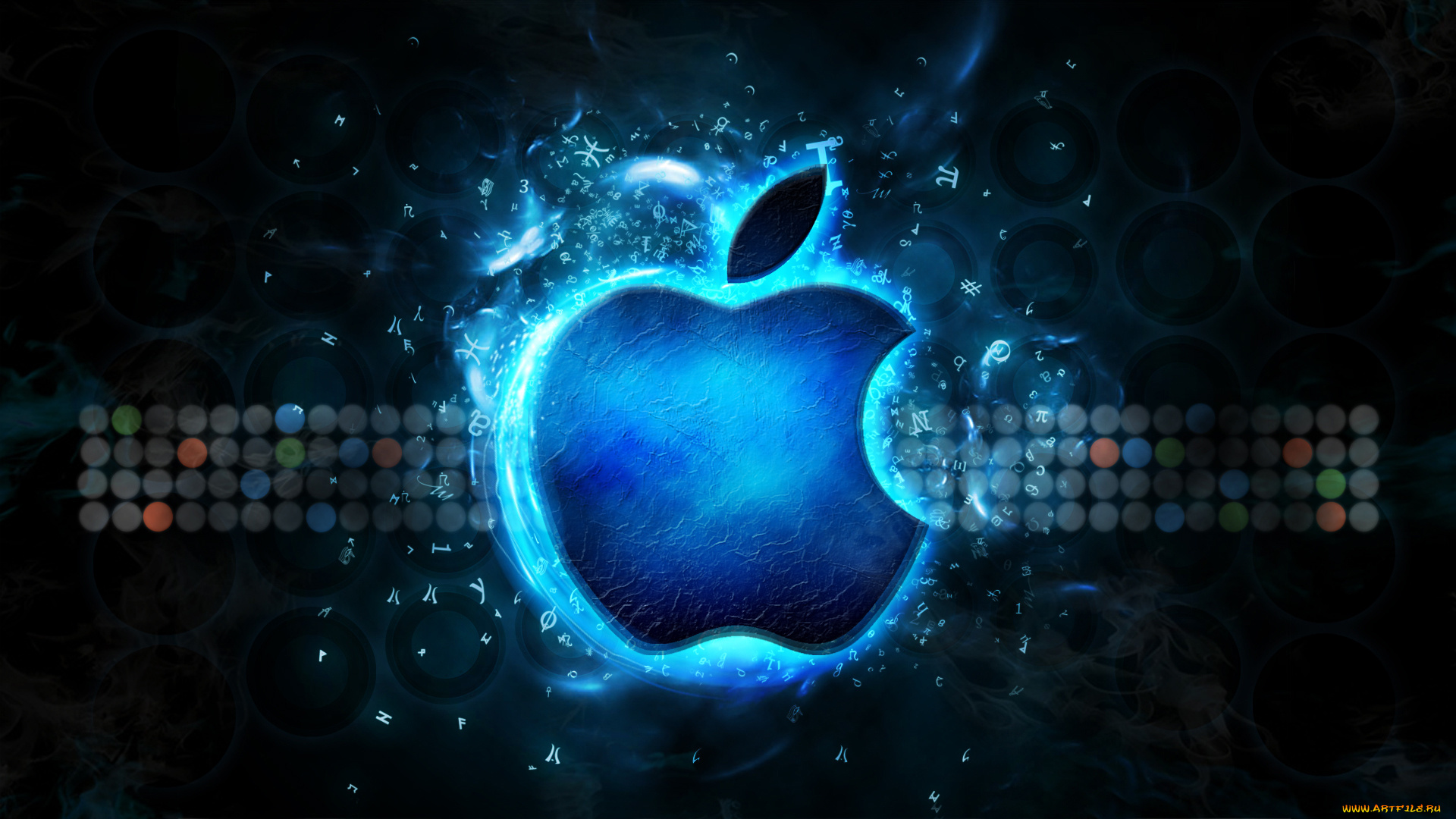 компьютеры, apple, логотип, фон